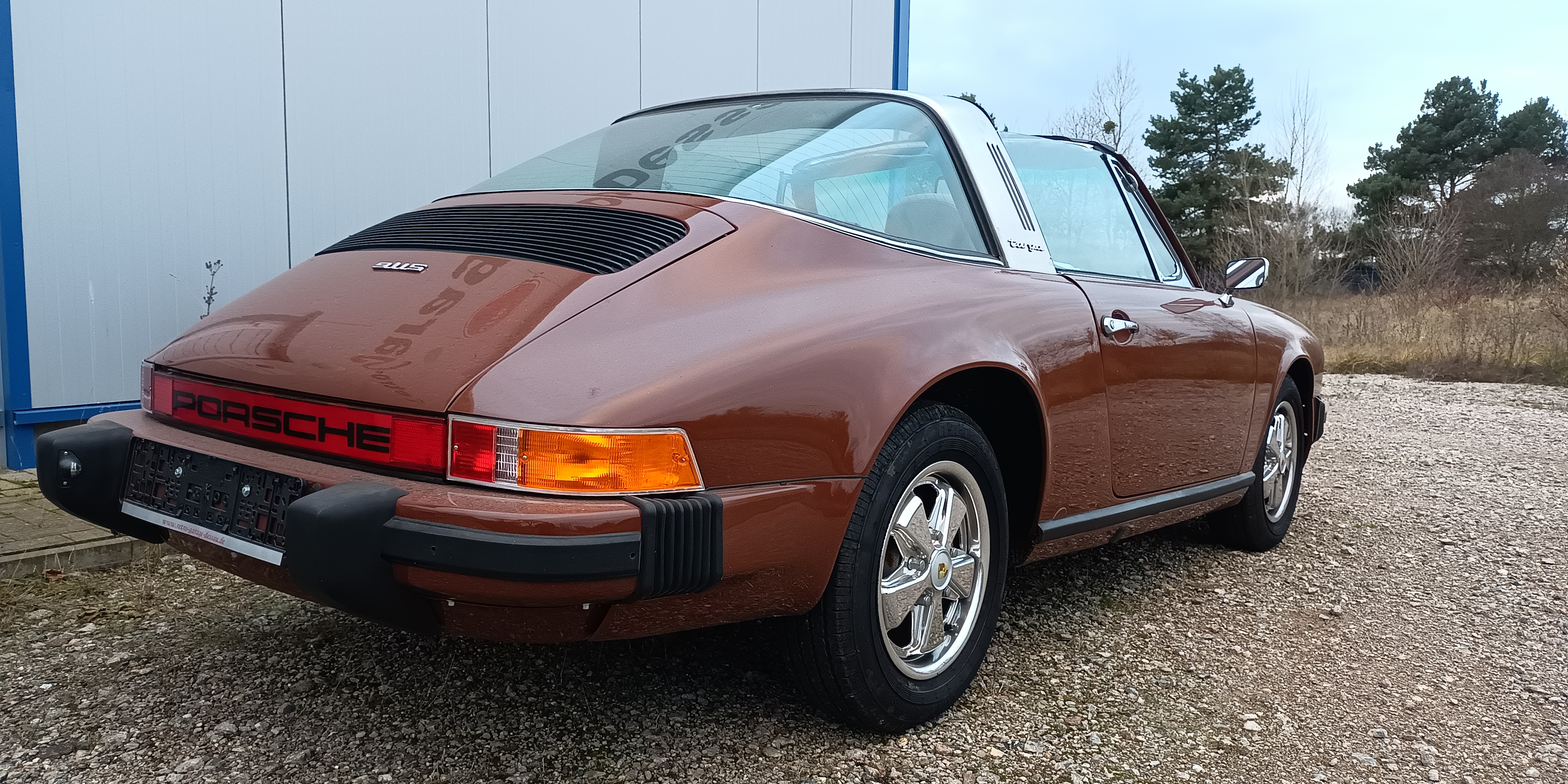Porsche 911 Targa Bj. 1975 Chrommodell