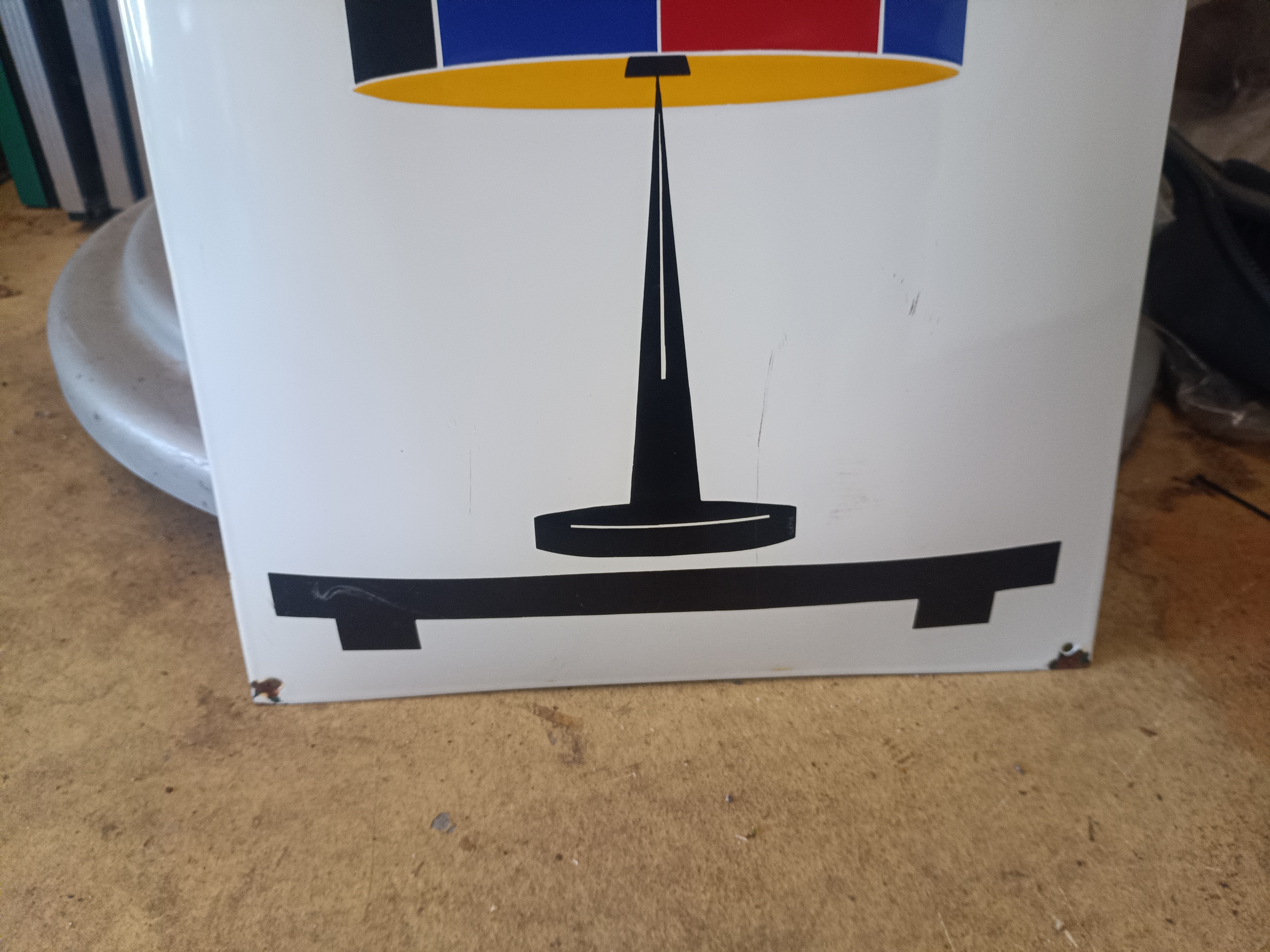 Emailleschild Blechschild Bauhaus Dessau