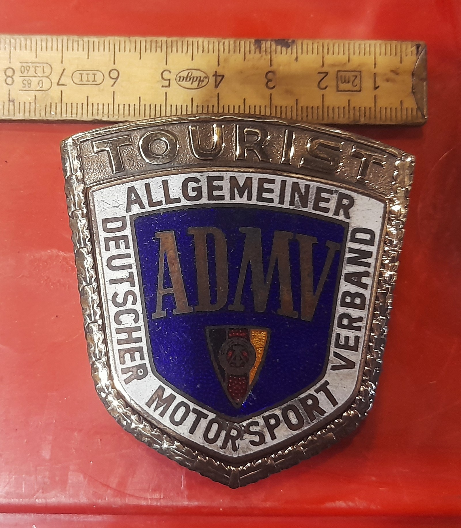 Plakette Emblem ADMV Tourist