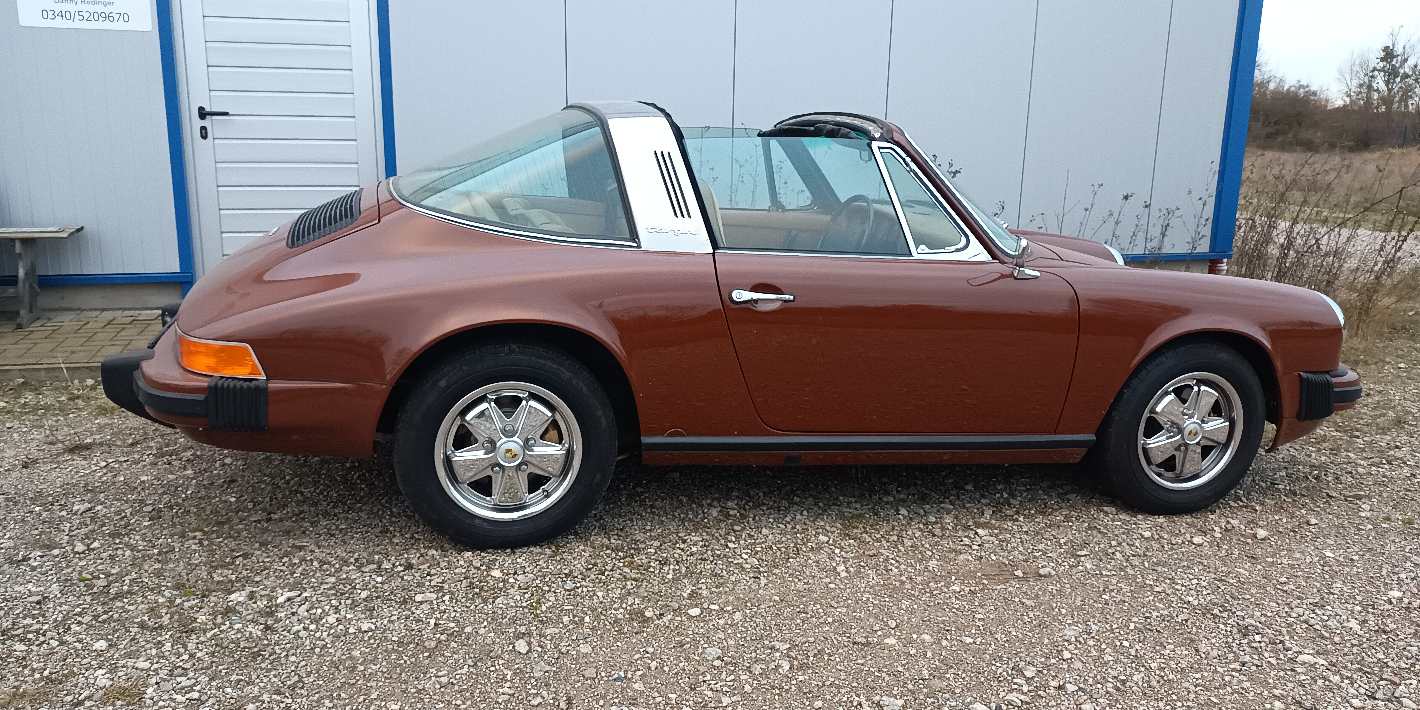 Porsche 911 Targa Bj. 1975 Chrommodell