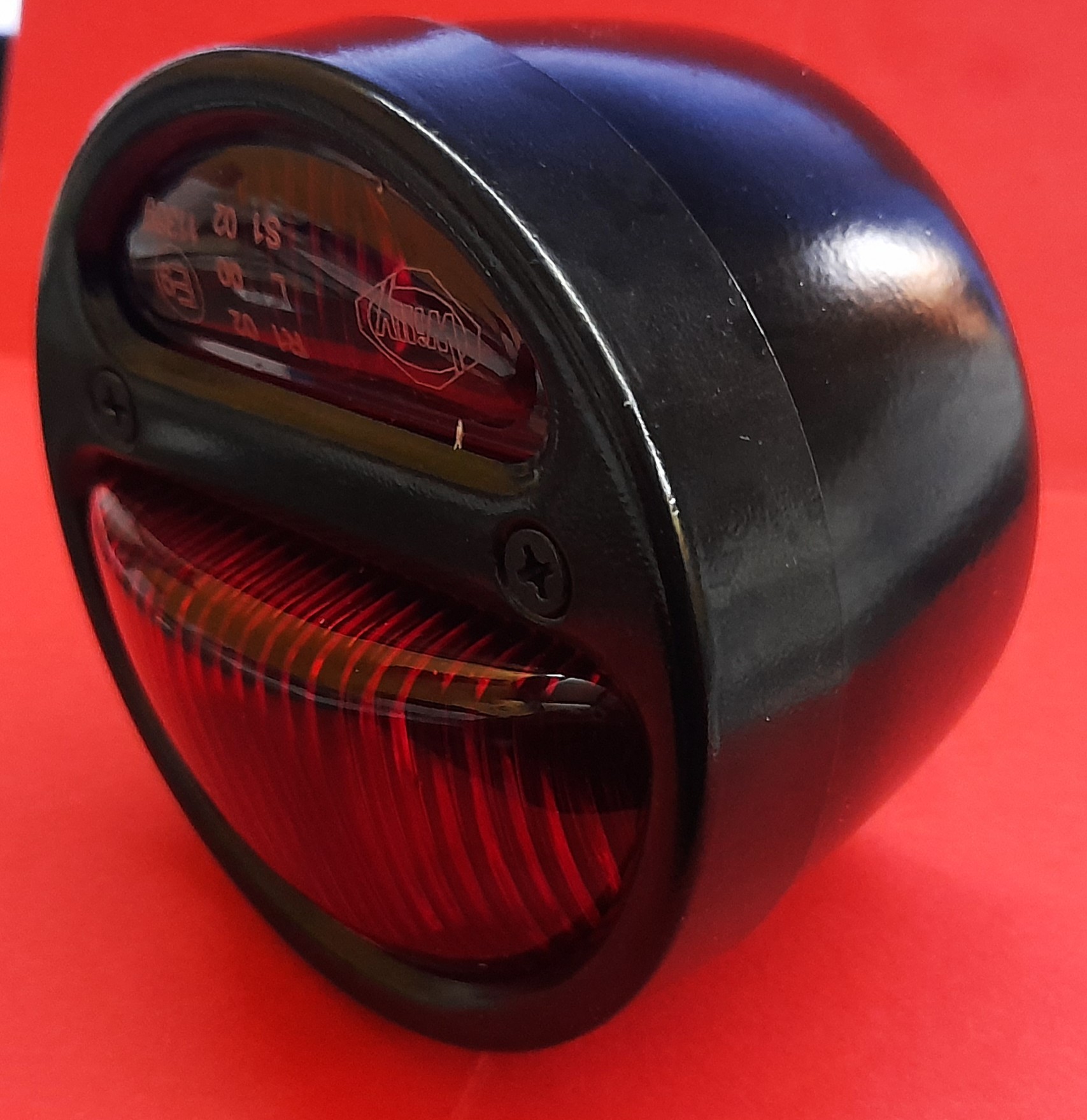 Rücklicht Rückleuchte Schwarz 3 Funktionen DKW IFA Vorkrieg Oldtimer Universal