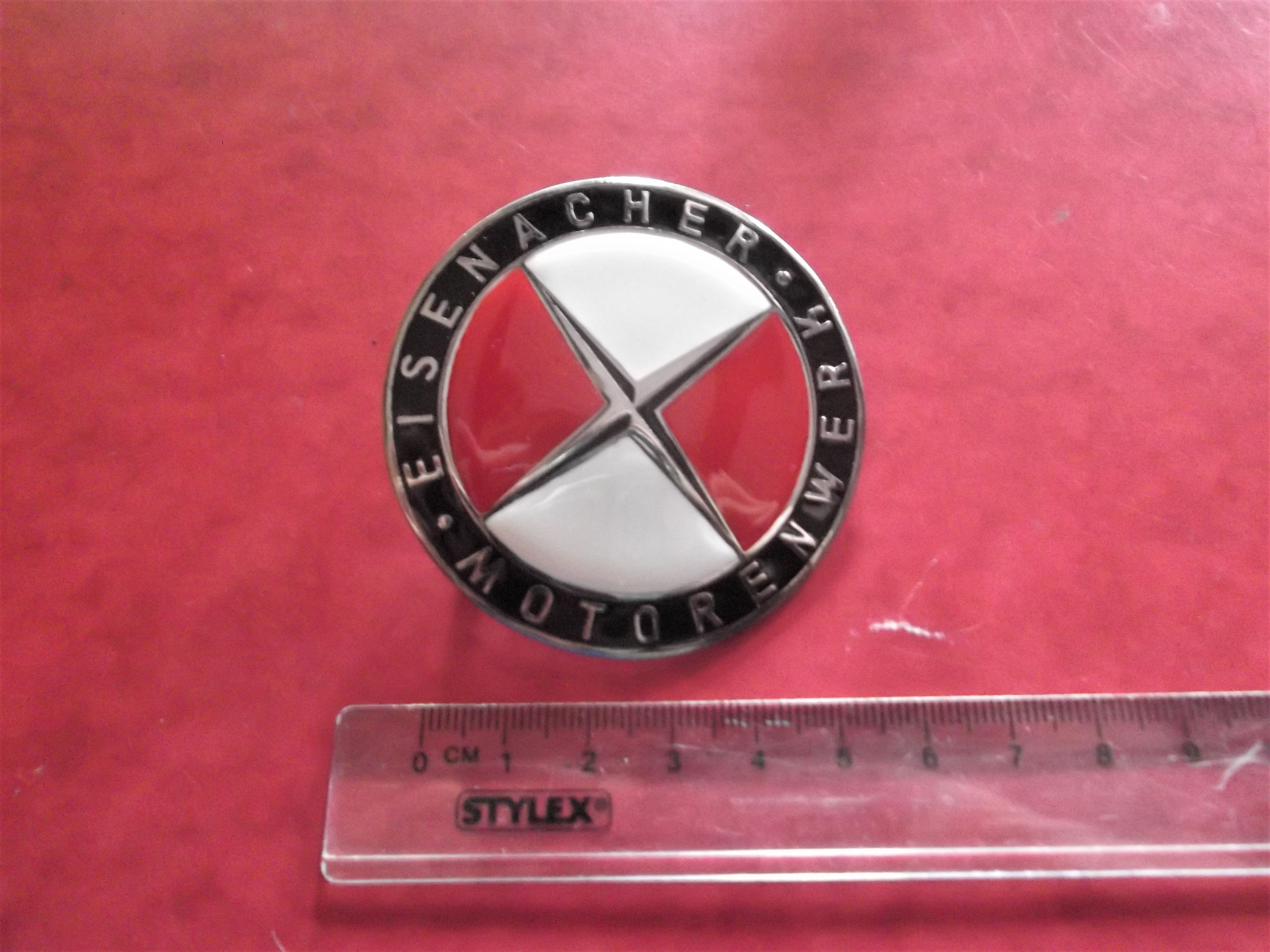 Emblem Plakette EMW schwarz