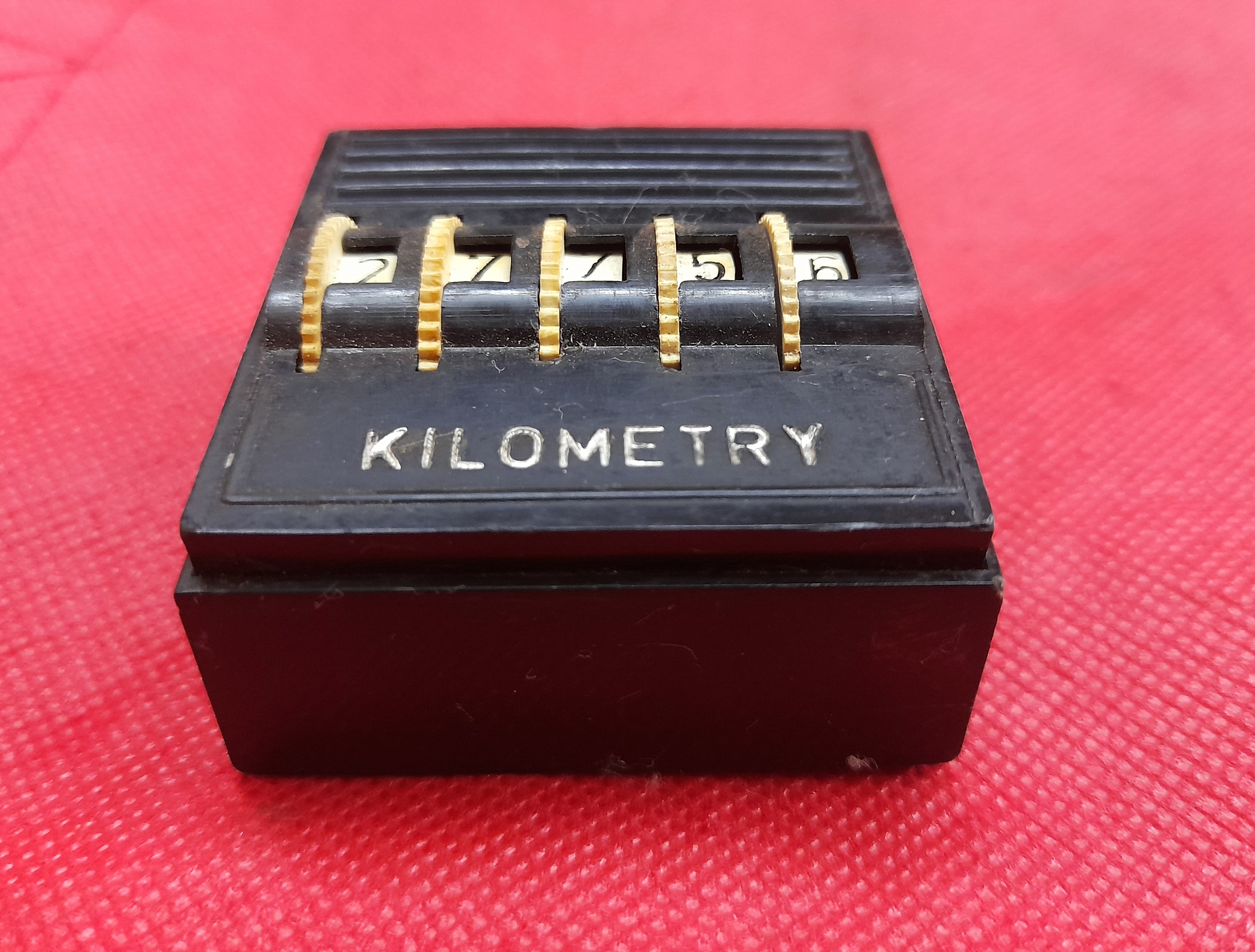 Kilometerzähler , km-Zähler , Tankkontrolle Oldtimer