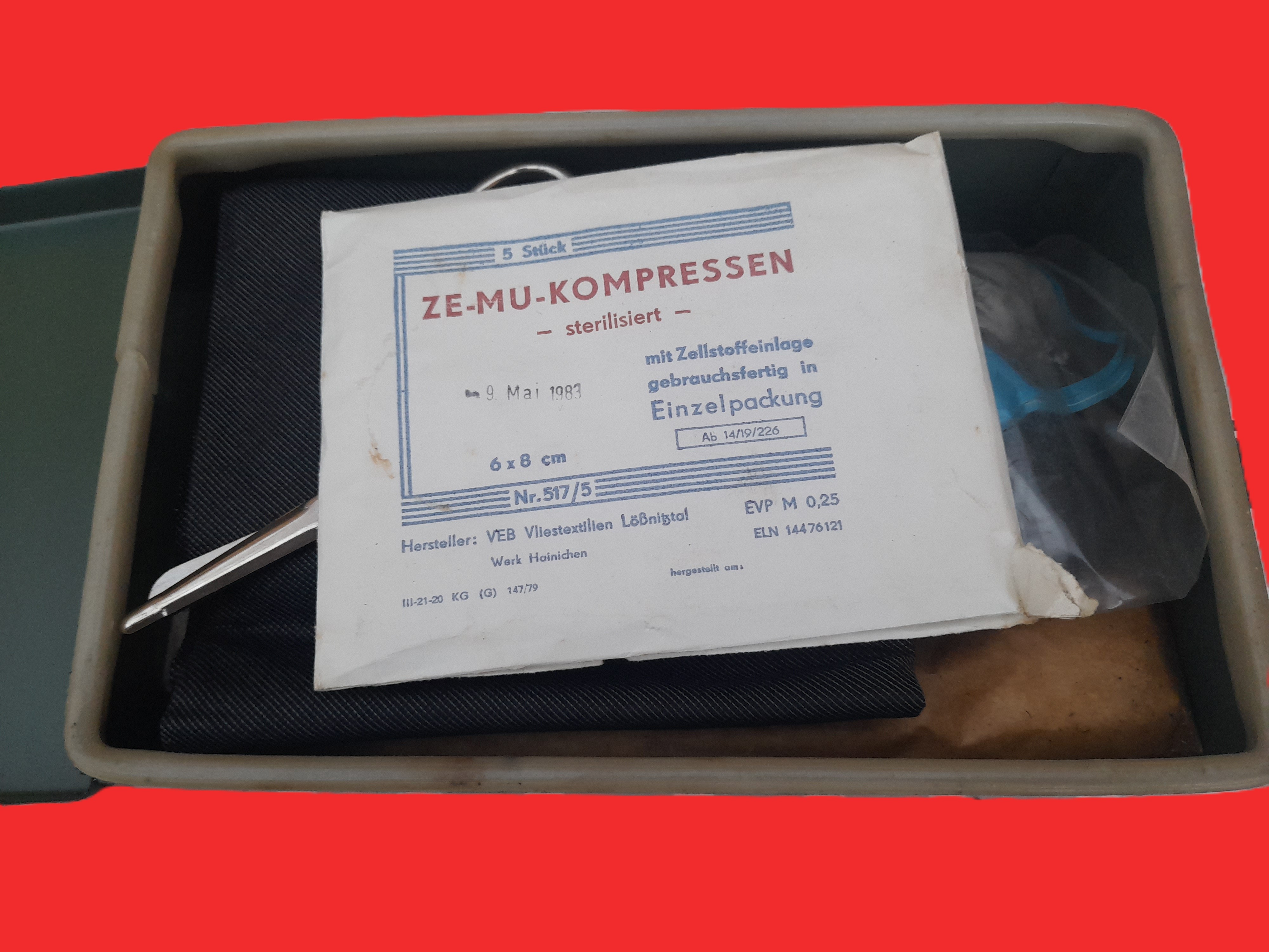 Sanikasten Verbandskasten NVA DDR