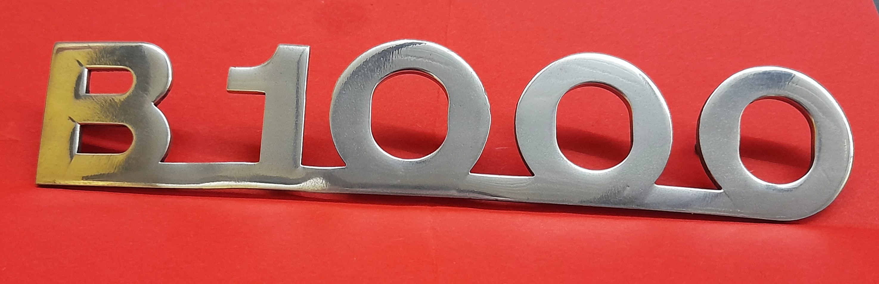 ALU Schriftzug Emblem "B1000"  Barkas B1000