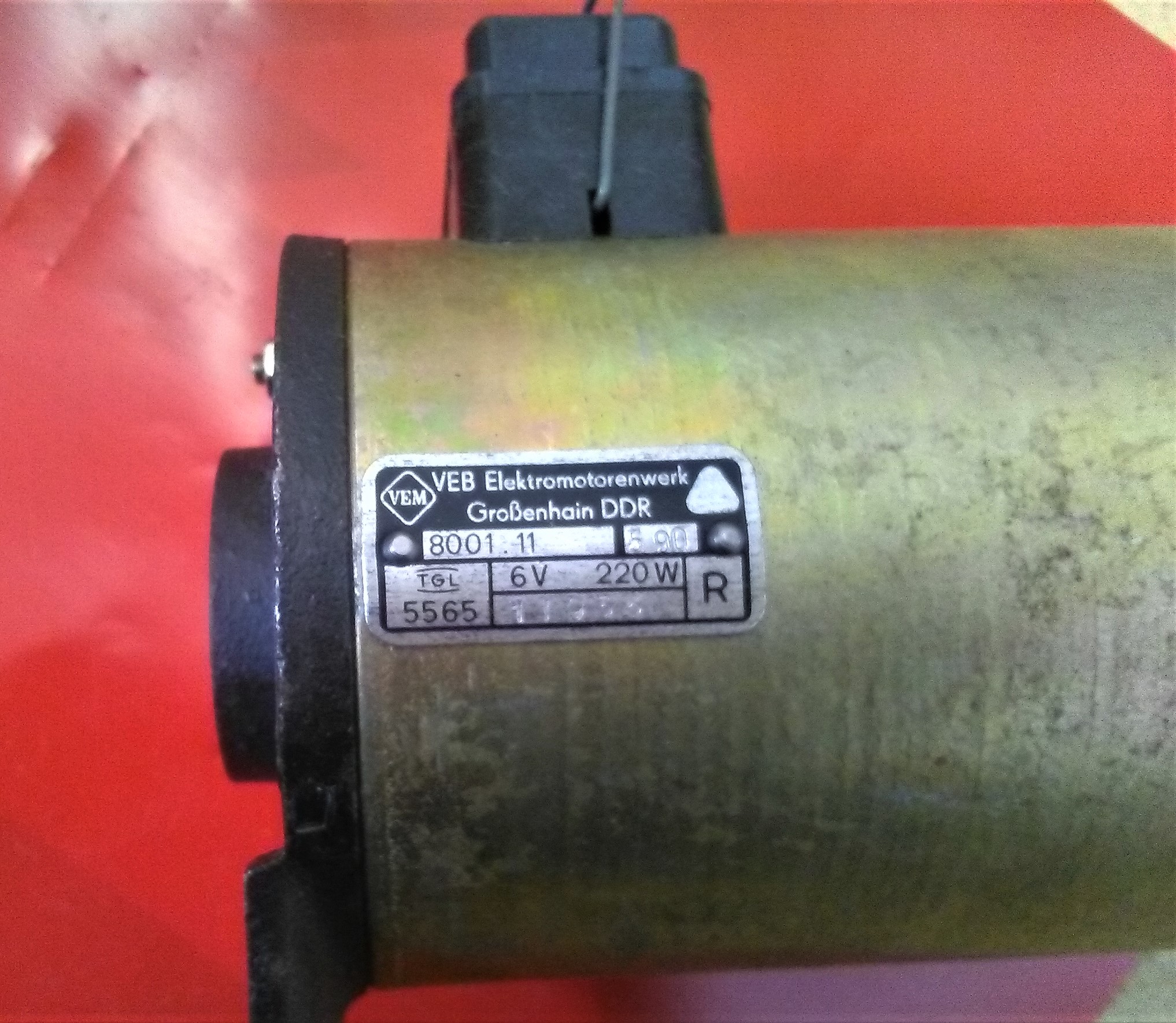 Lichtmaschine Gleichstromlichtmaschine 6V 220W Wartburg 311 312 313 Trabant