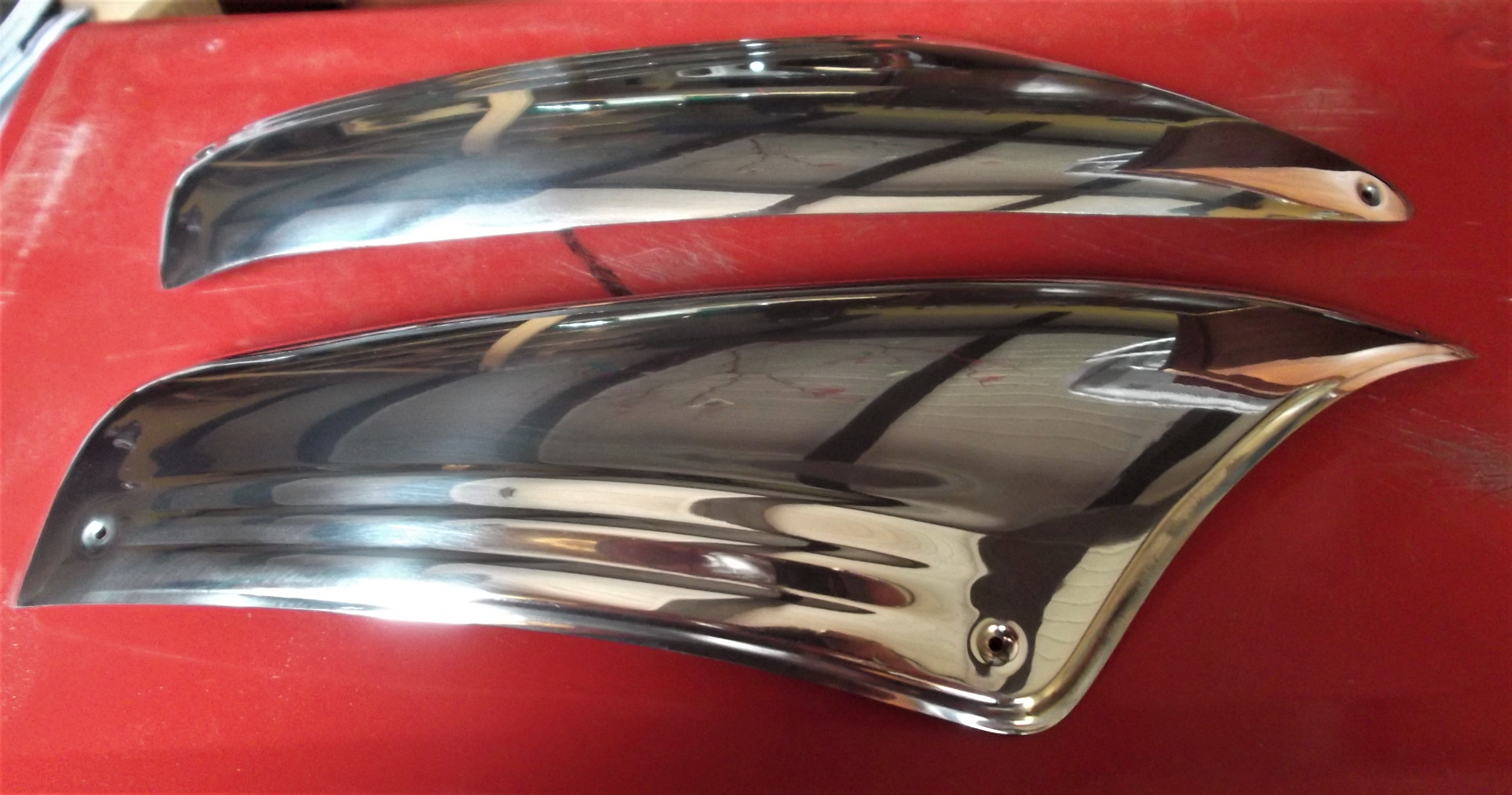 Steinschlagecken lang Blech Schutzblech Zierblech Wartburg 311 312 313