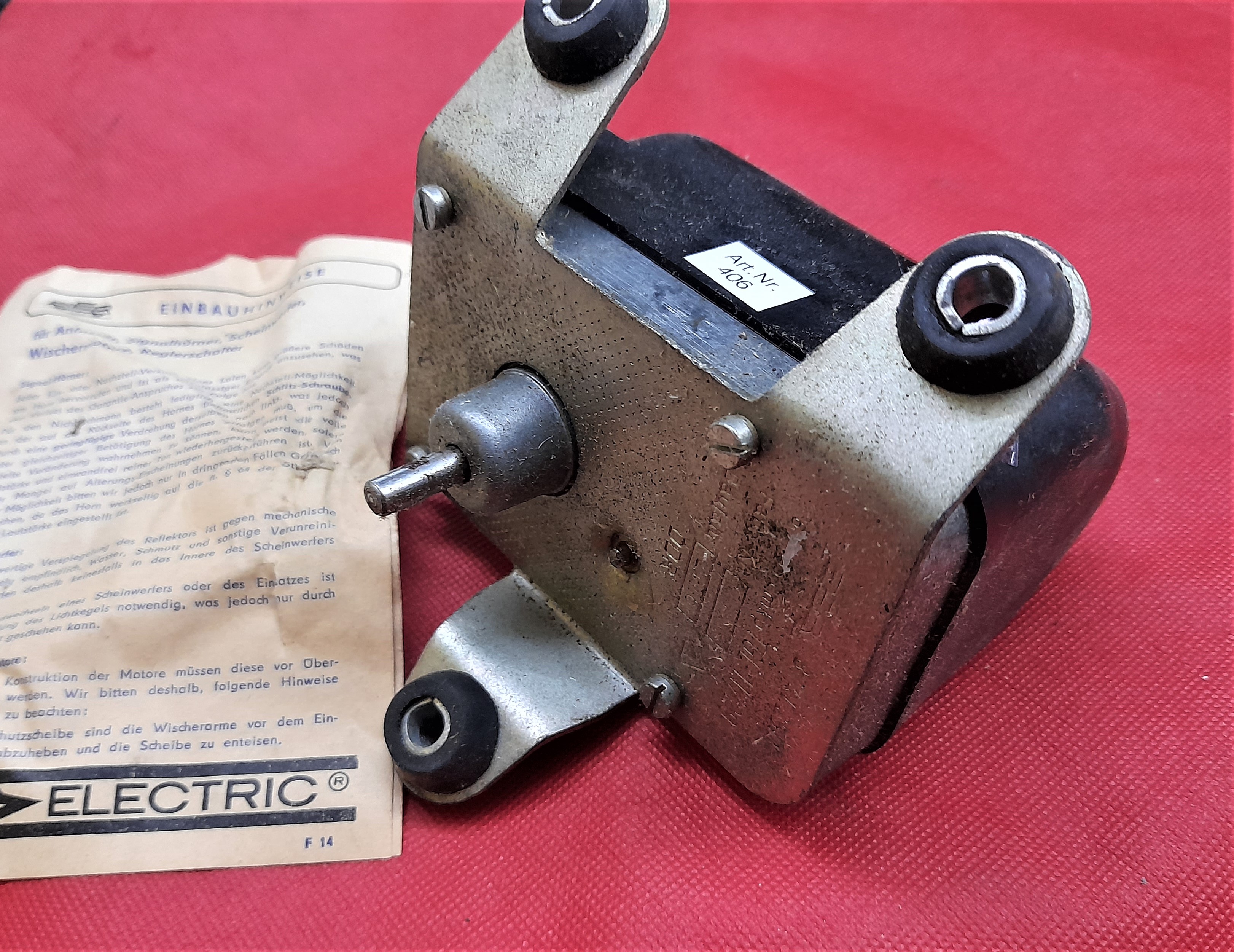 Scheibenwischermotor Wischermotor 6 V Wartburg 311 312