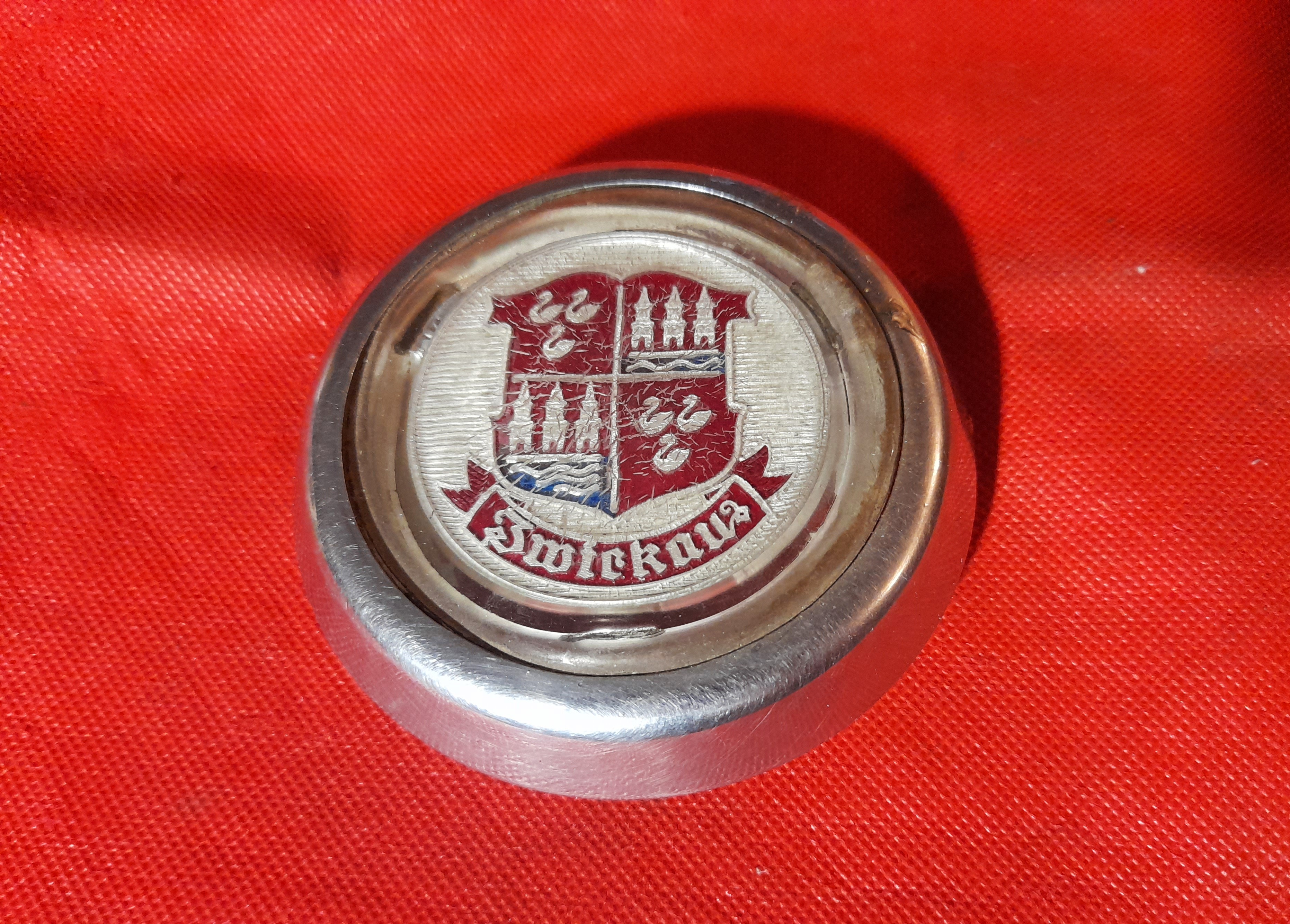 Lenkradabdeckung Lenkrademblem Emblem Lenkrad Zwickau Horch Sachsenring P240