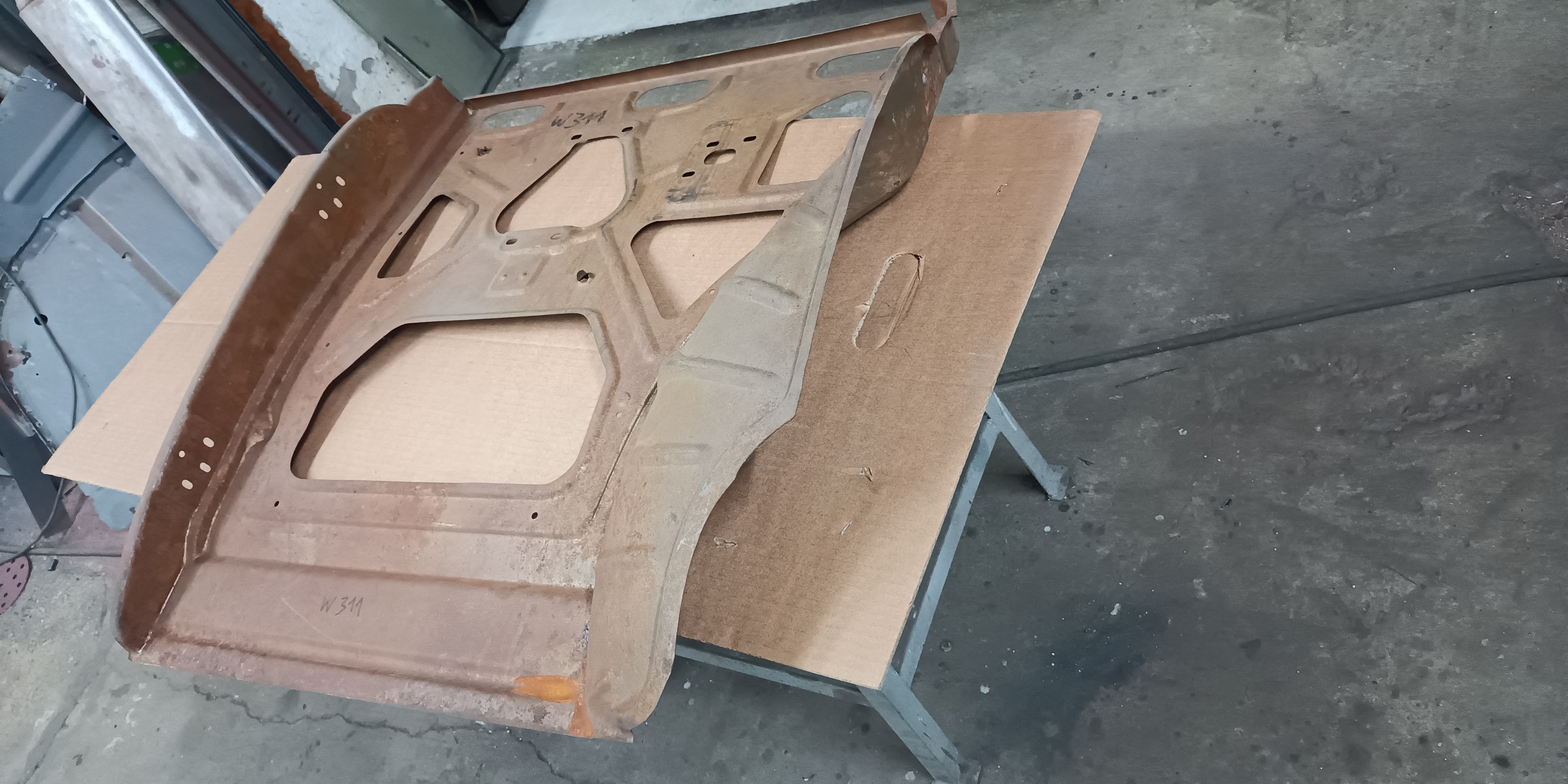 Blech Reparaturblech für Tür hinten links Wartburg 311 312