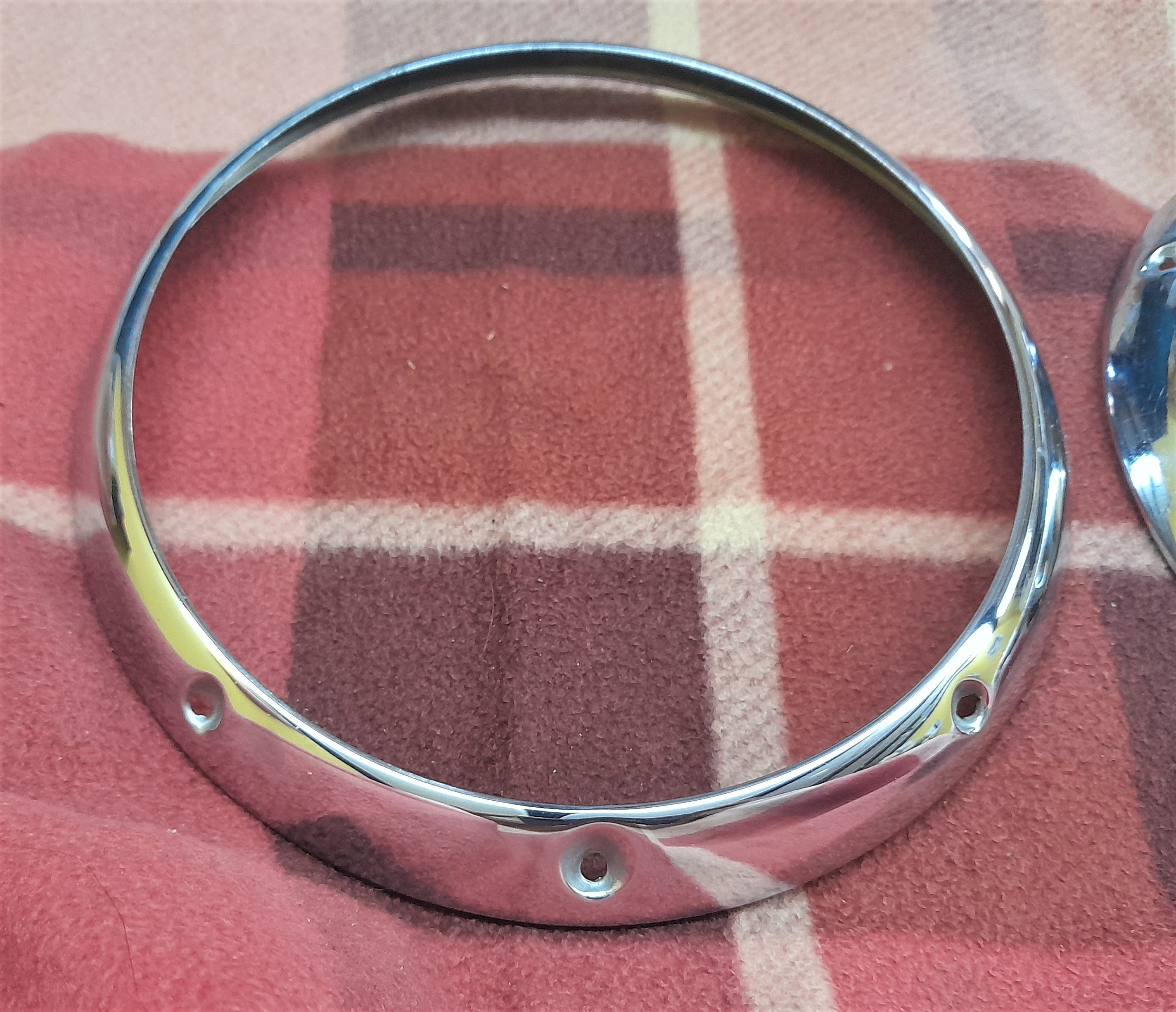 Scheinwerferringe, Lampenringe chrom IFA F9