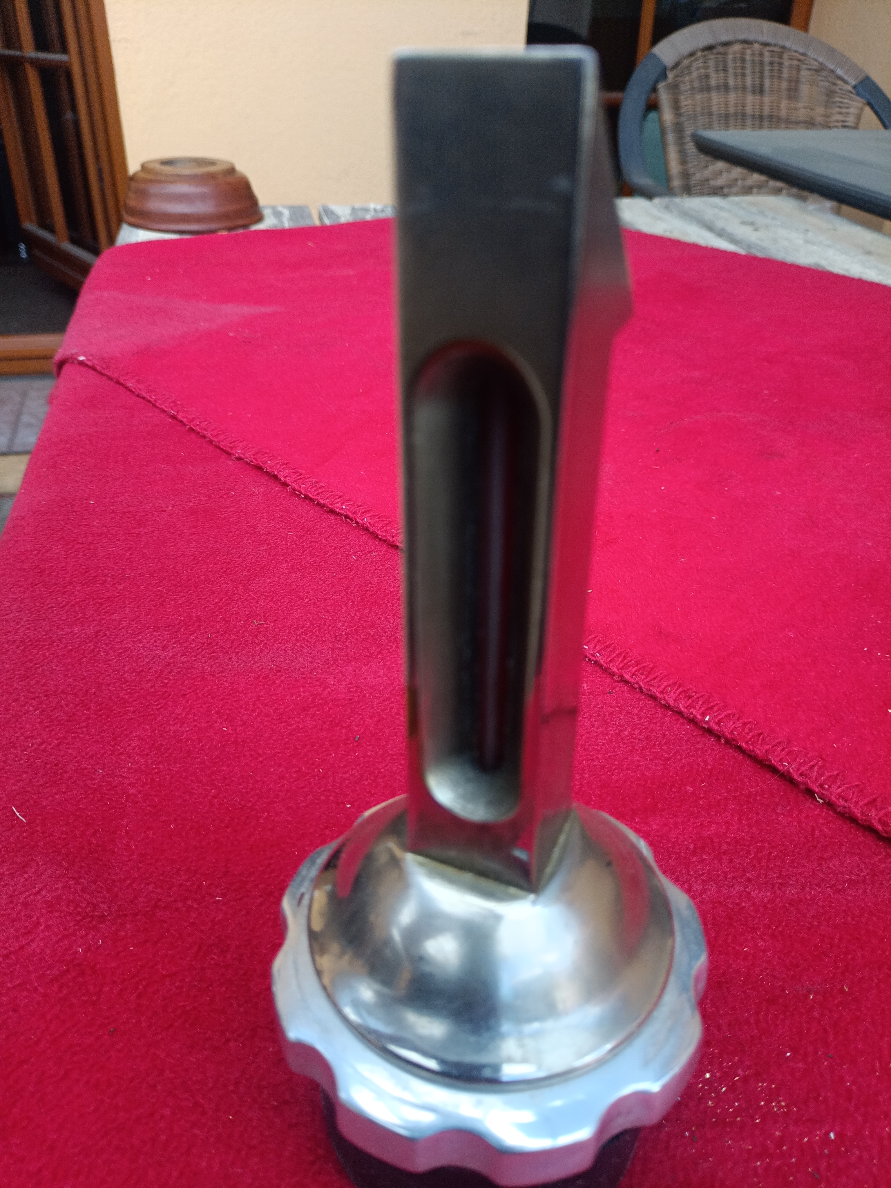 Audi 1 Kühlerfigur Emblem mit Kühlerdeckel und Temperaturanzeige Audi Vorkrieg
