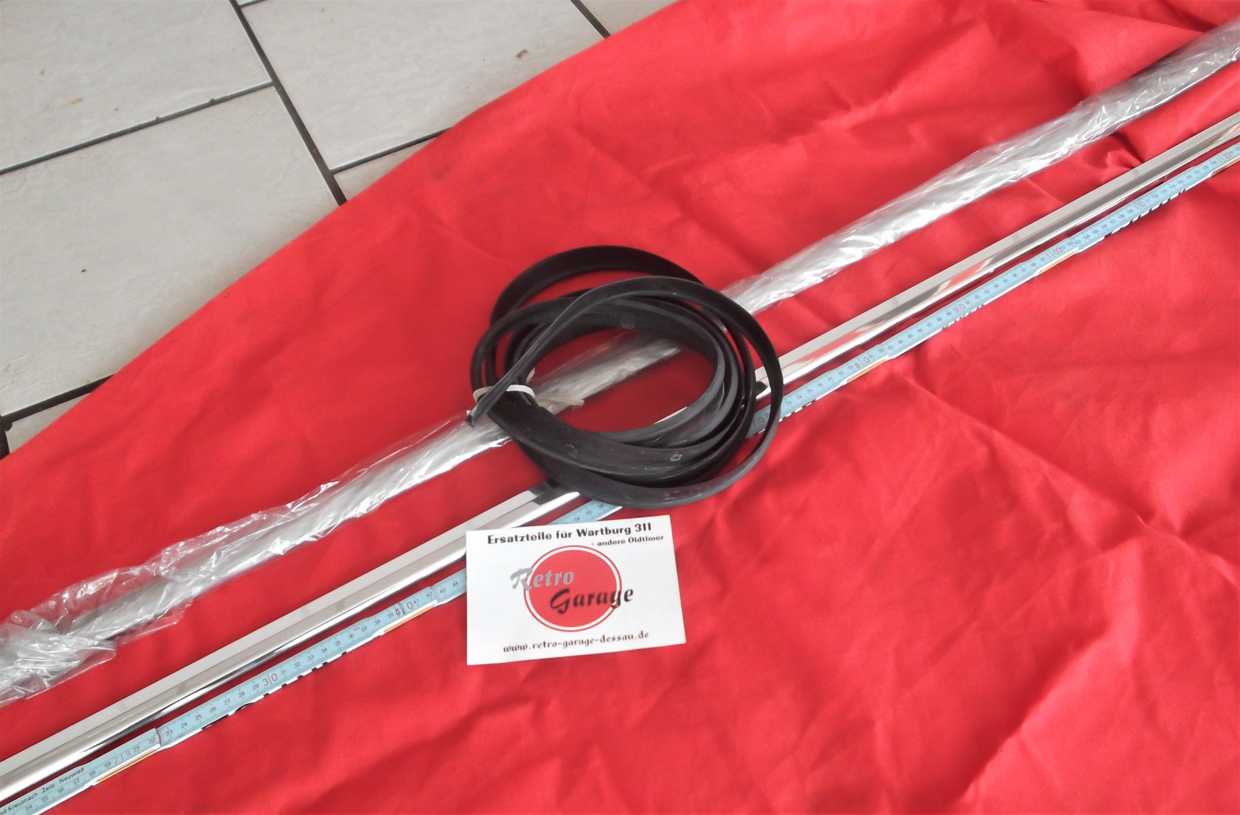 Aluleiste fur Abstreifgummi Fensterschachtleiste Alu Leiste Wartburg 311 Coupe Cabrio EMW 327 F8 Ca