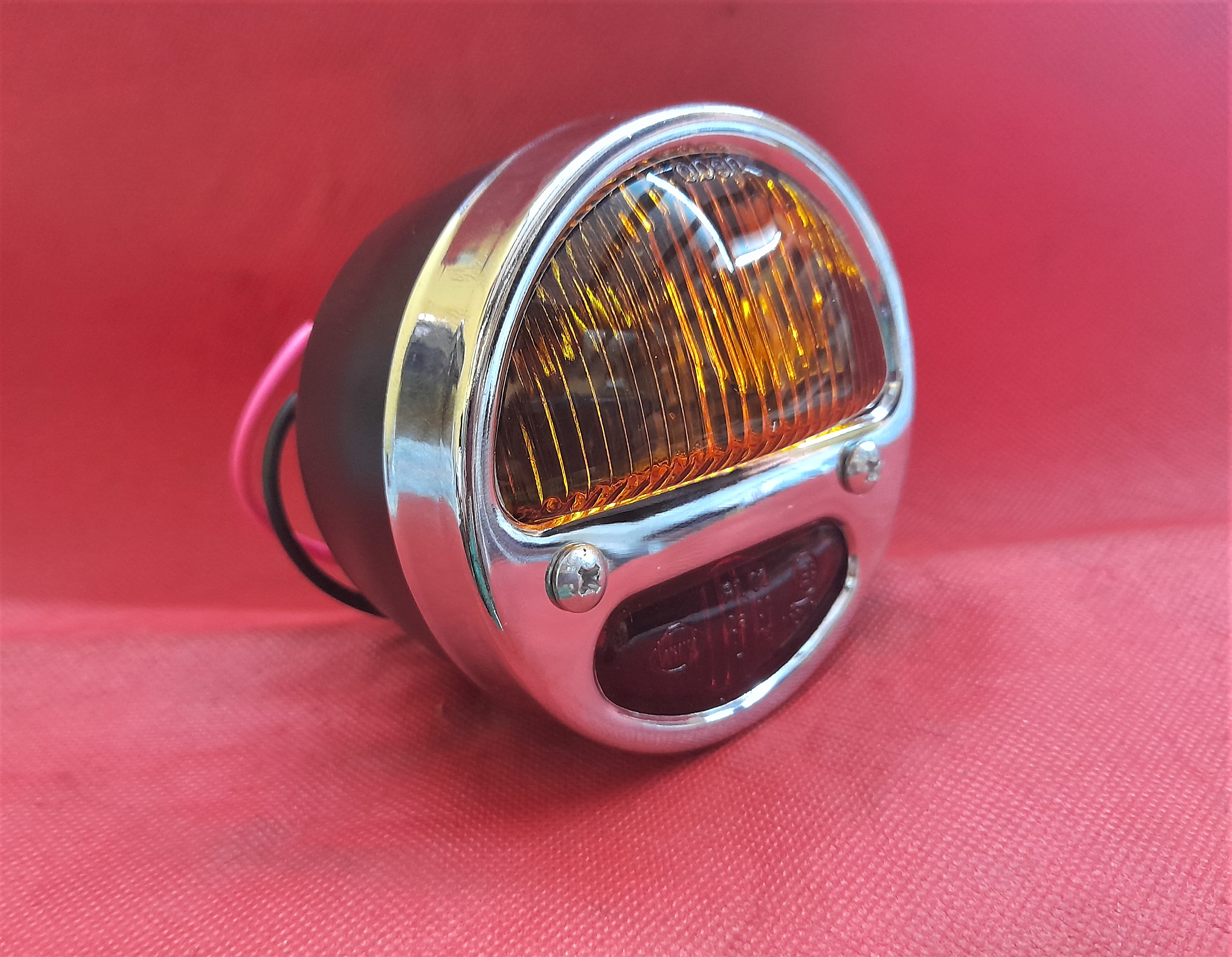 Rücklicht Rückleuchte chrom