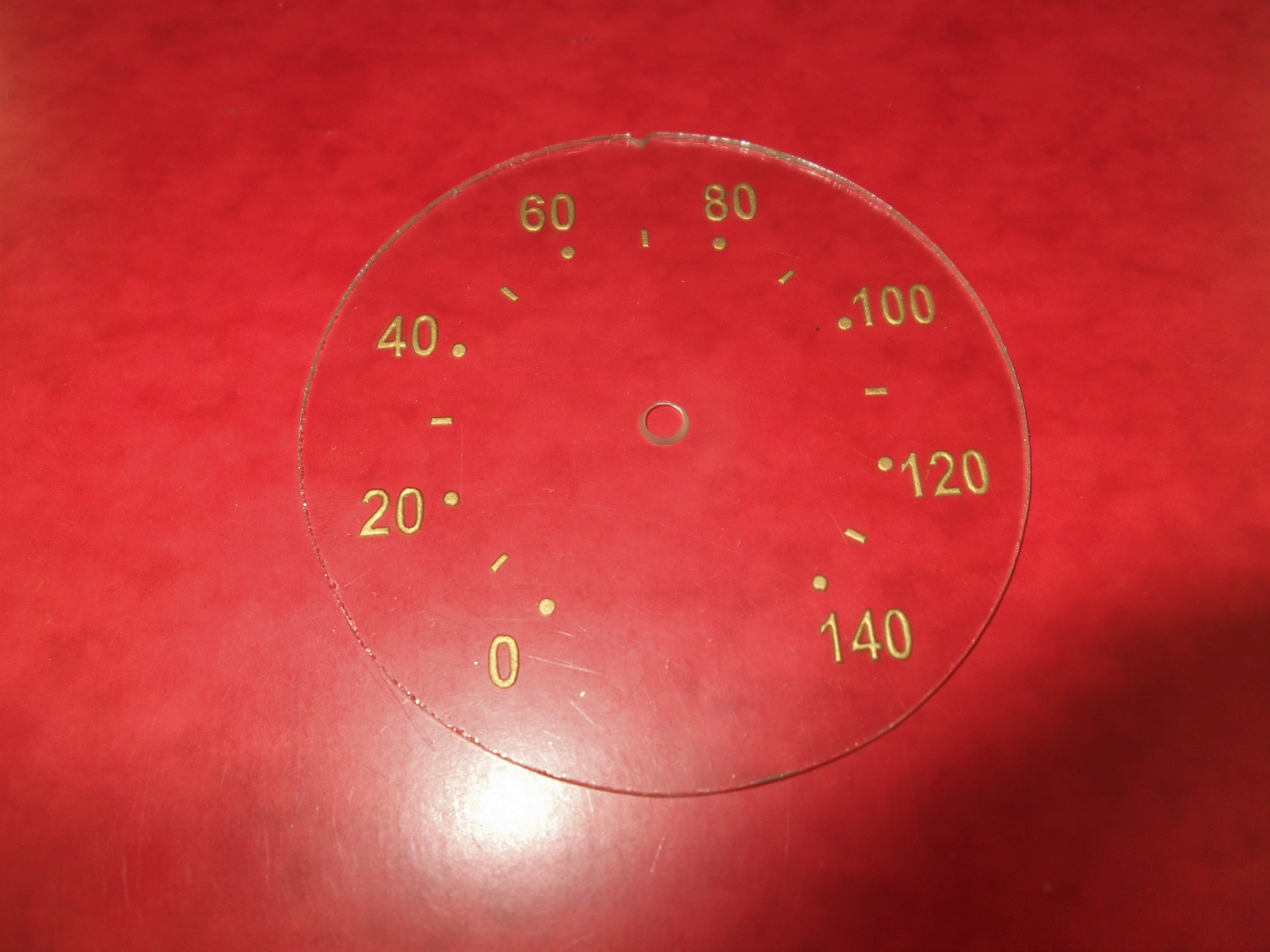 Tachoscheibe Tacho Goldpunkt 140 km/h Wartburg 311 Barkas B1000 IFA F9