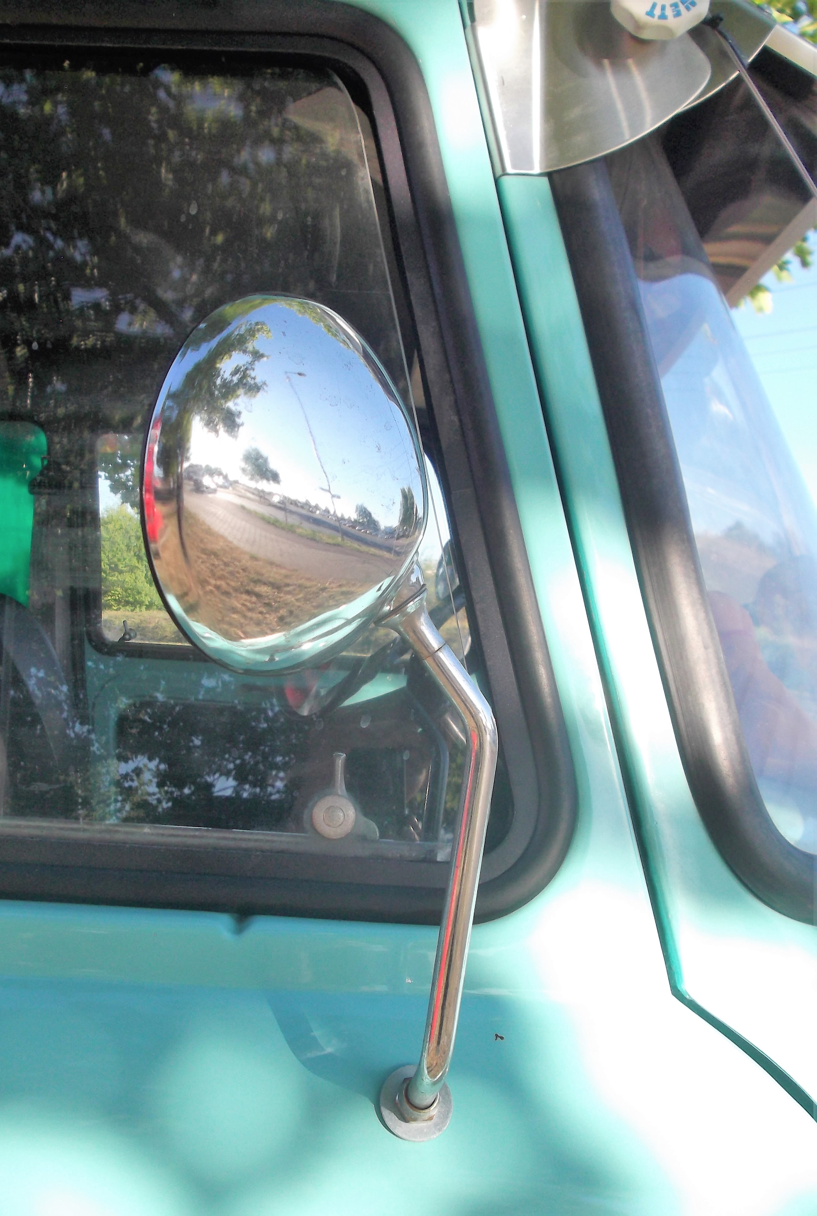 Chrom Spiegel Spiegelsatz Außenspiegel Barkas B1000 Universal Oldtimer