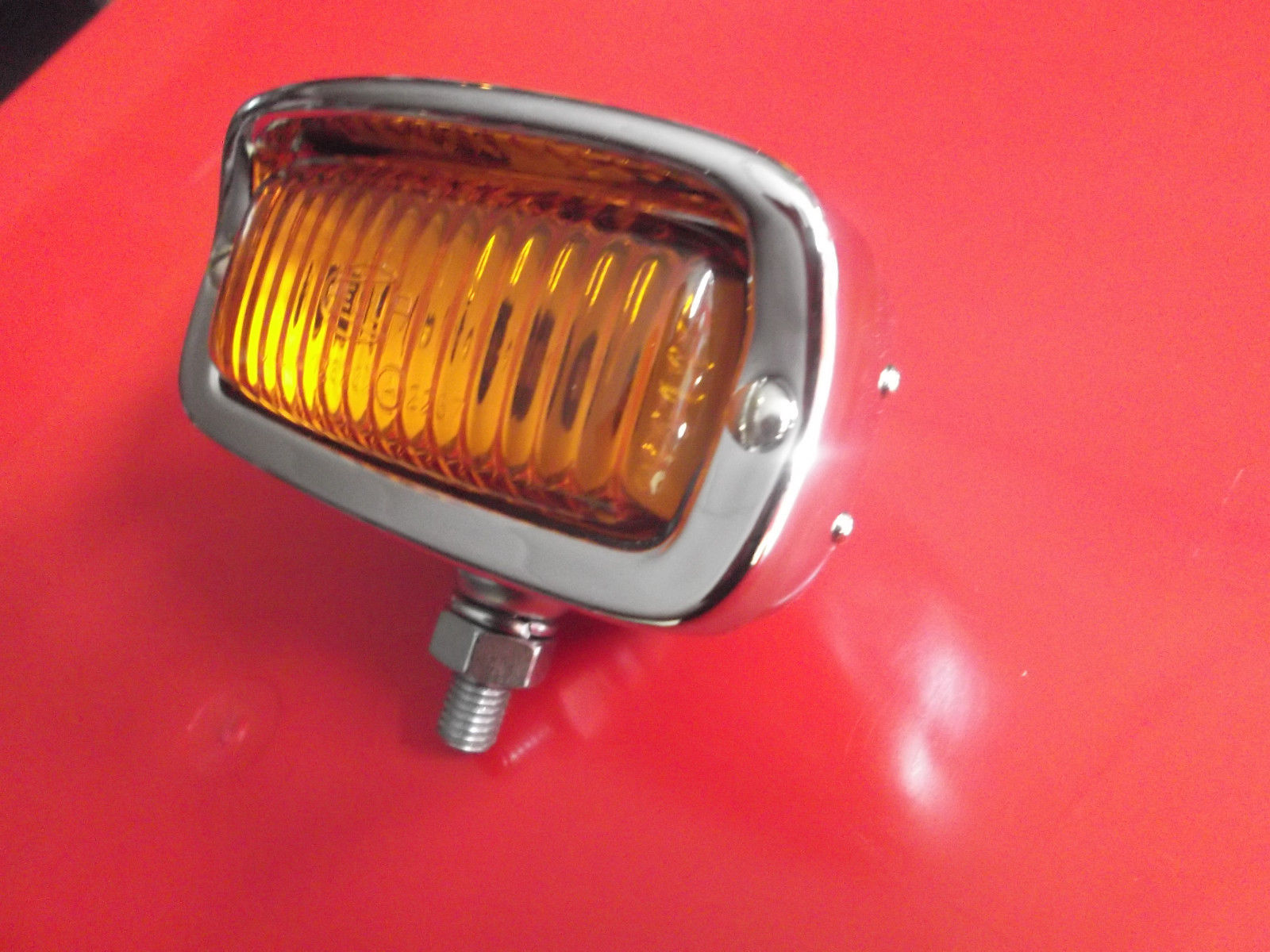 Blinkleuchte verchromt Universal Oldtimer PKW LKW Traktor Schlepper