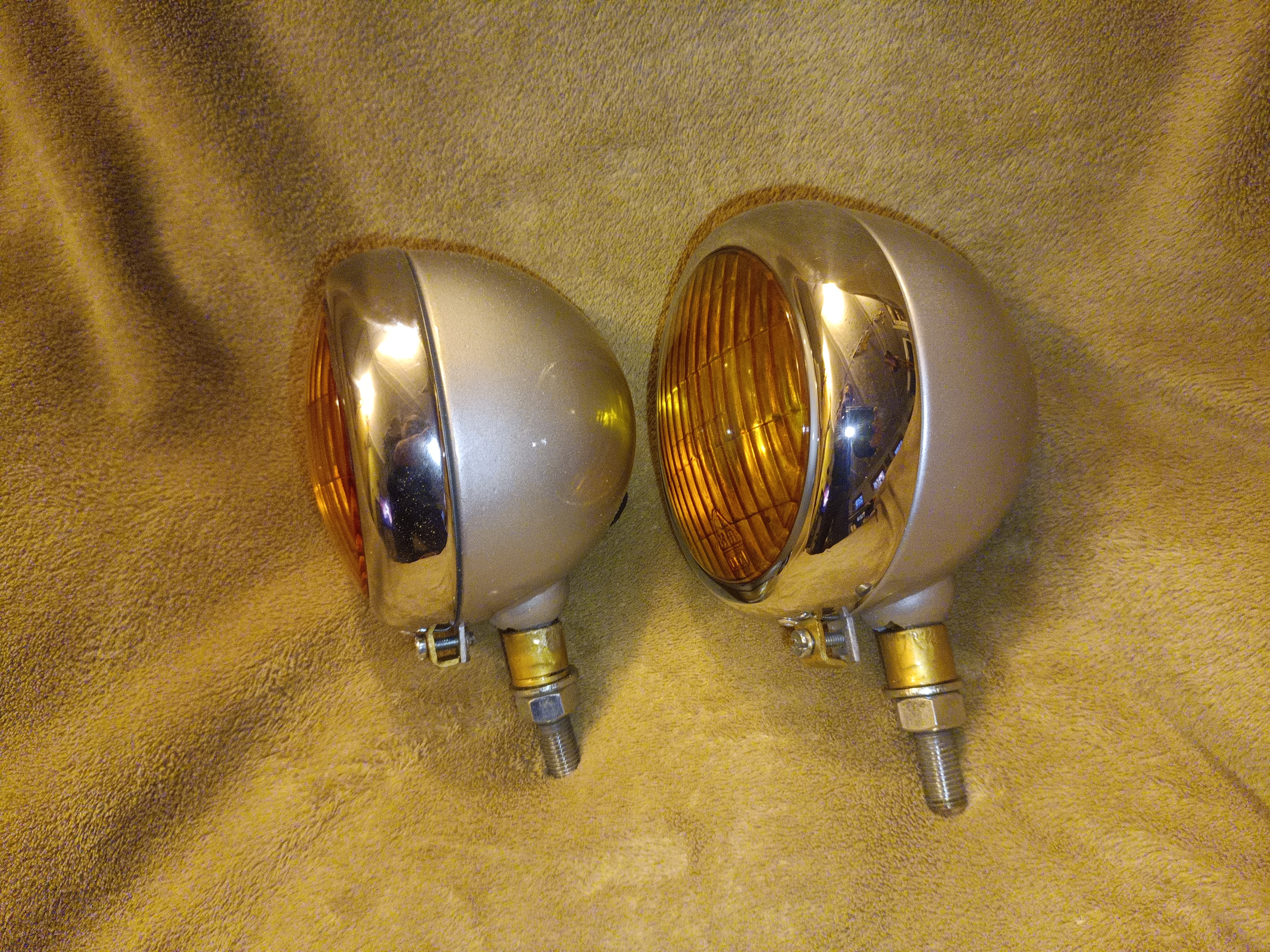 Nebelscheinwerfer Gelb Wartburg DKW IFA Trabant Barkas Robur EMW BMW-