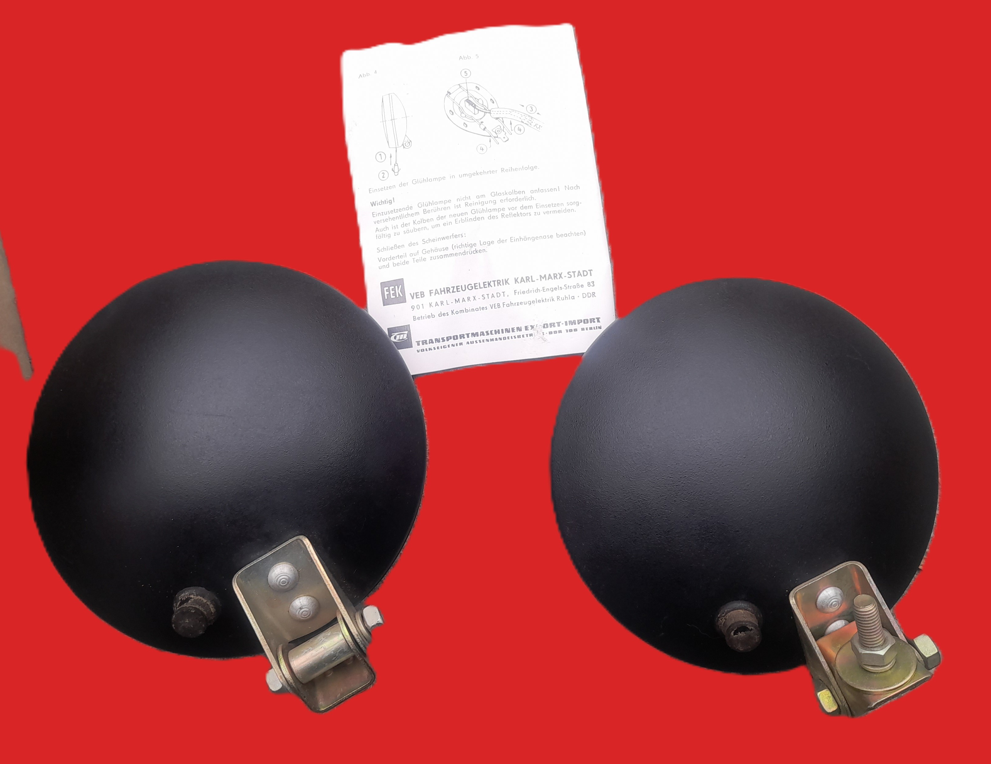 Arbeitsscheinwerfer Rückfahrscheinwerfer Robur IFA W50  ZT300 - 303 ZT323