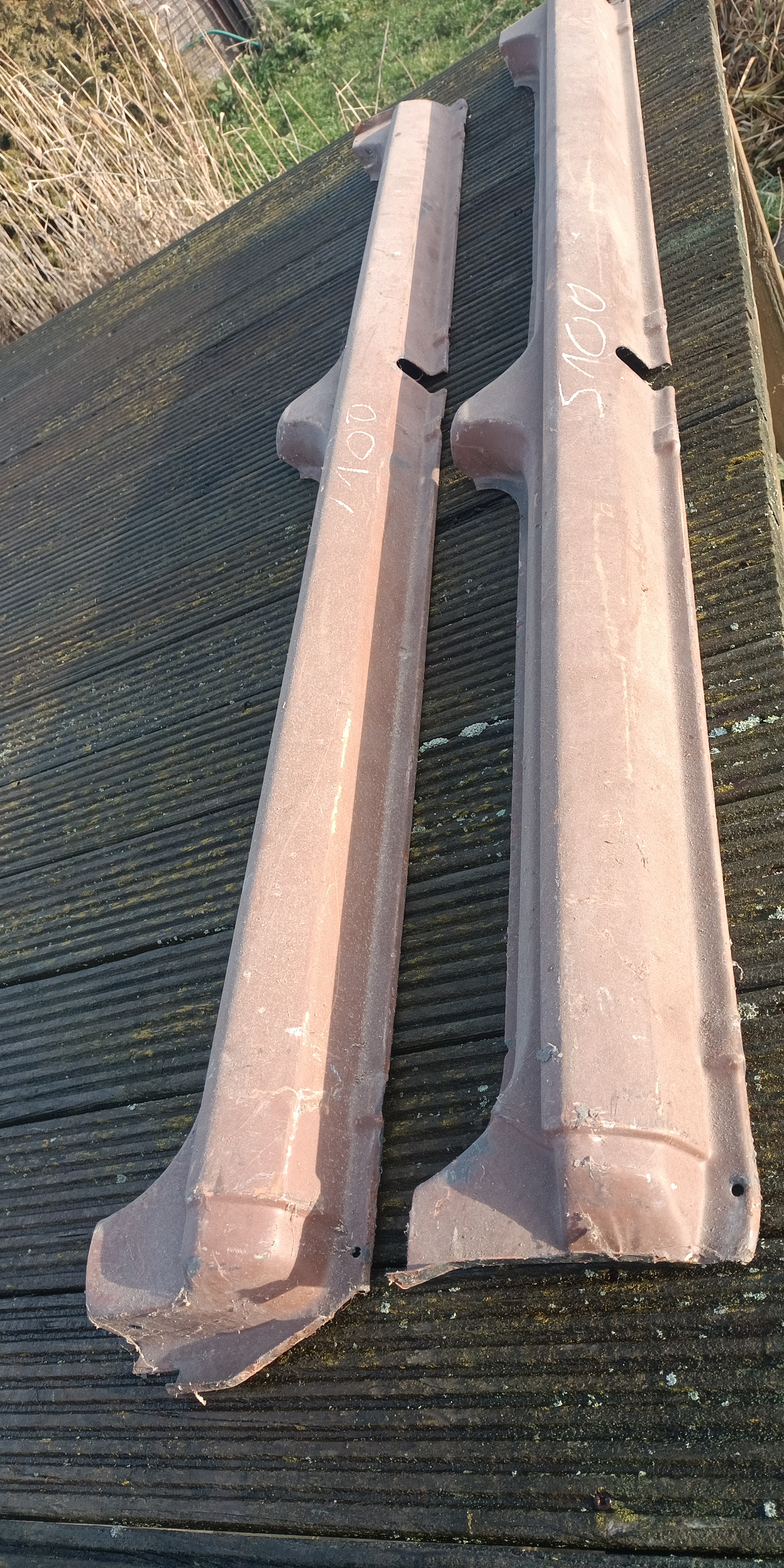 1x Satz Schweller Reparaturbleche Bleche Skoda S100