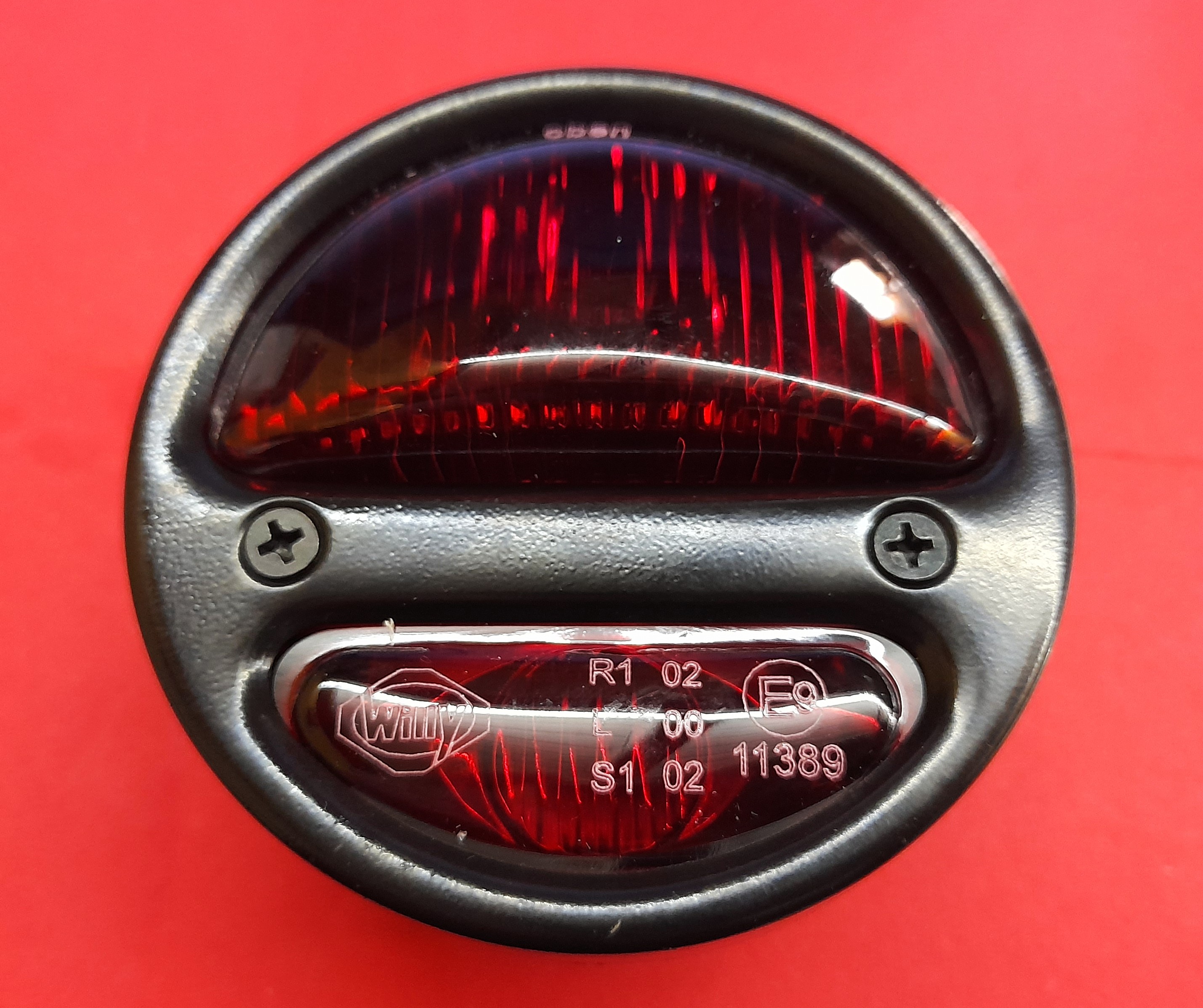 Rücklicht Rückleuchte Schwarz 3 Funktionen DKW IFA Vorkrieg Oldtimer Universal