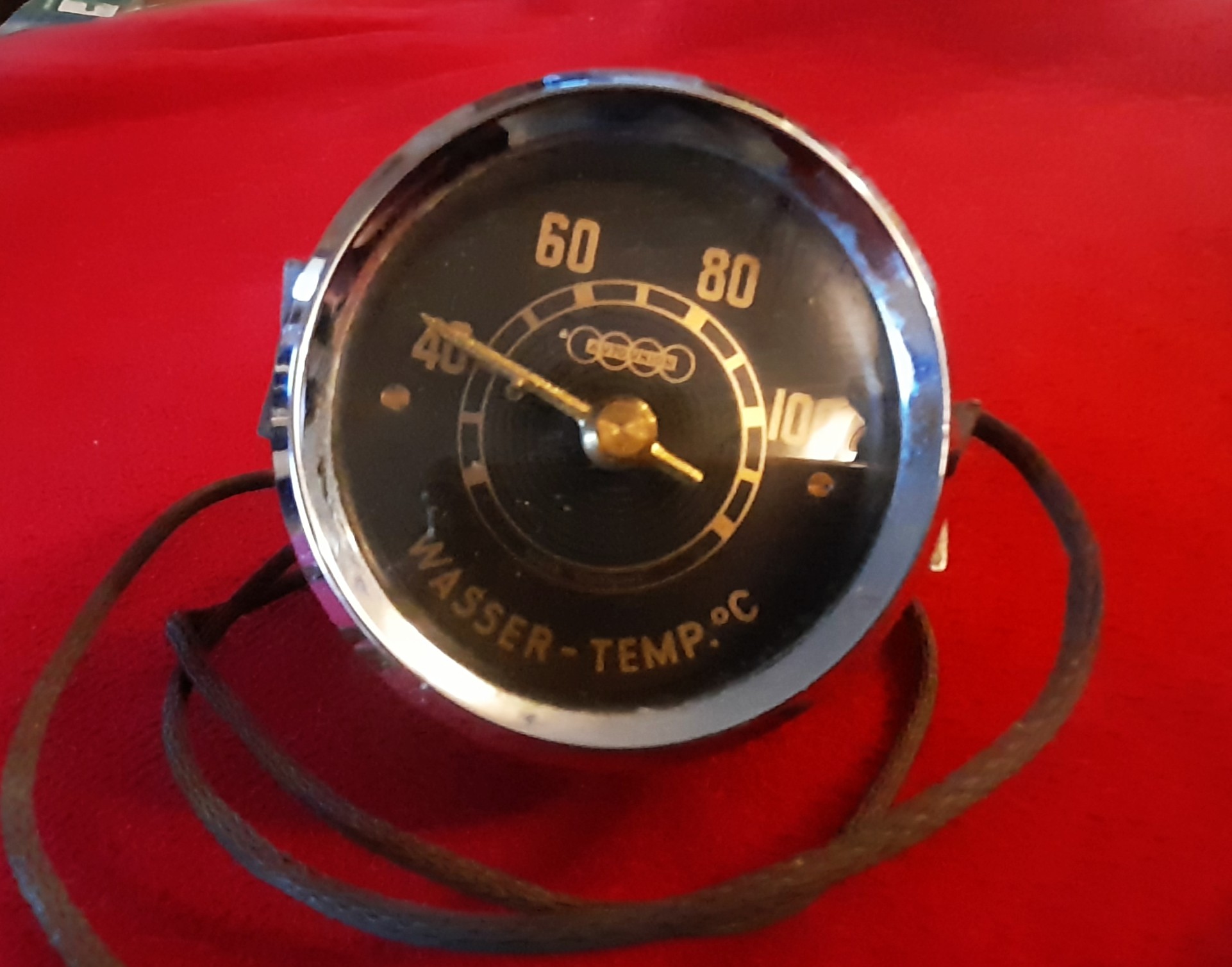Temperaturanzeige Fernthermometer Instrument Autounion Audi DKW