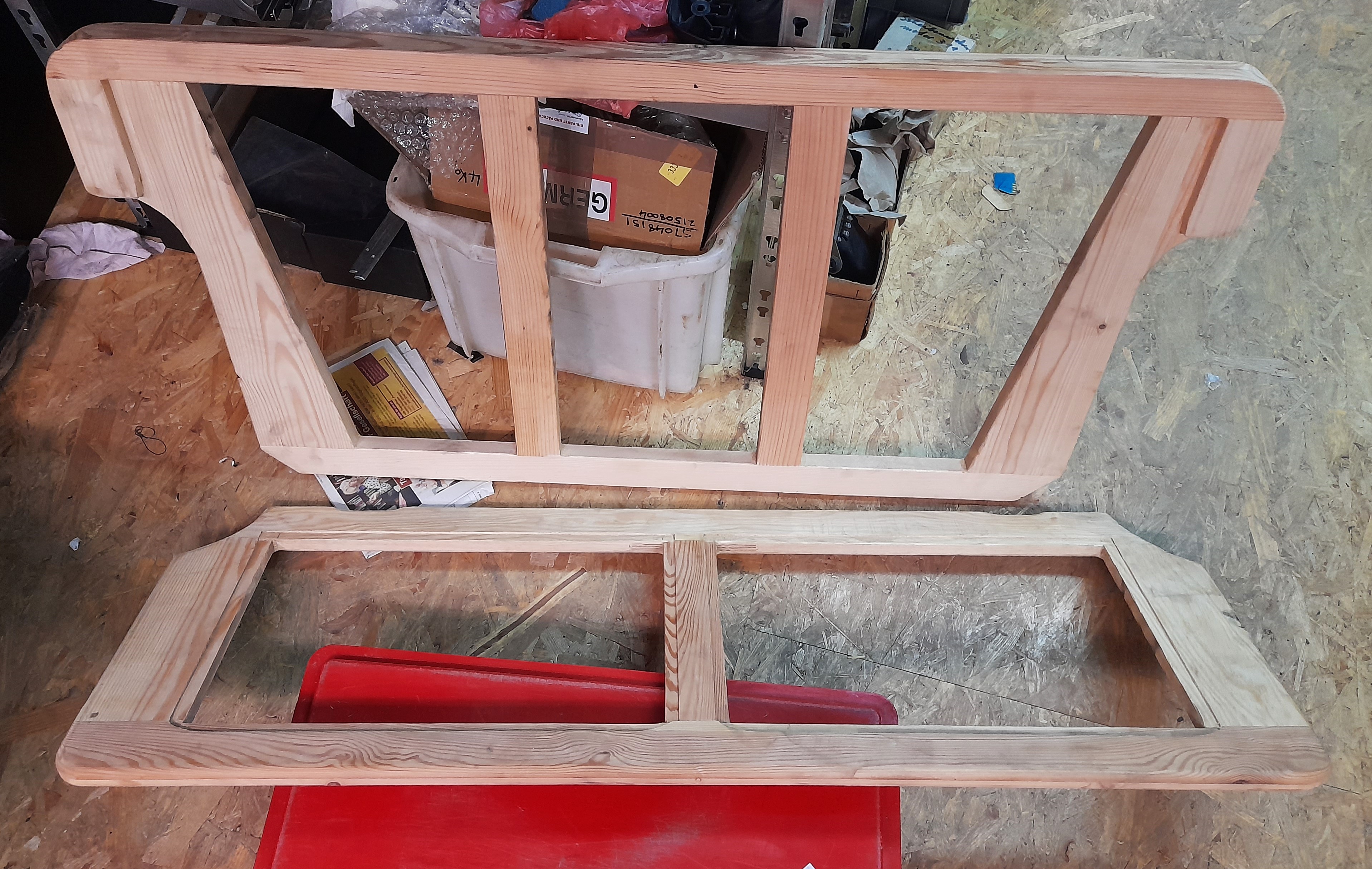 Sitz Sitzbank Sitzlehne Holzgestelle Wartburg 311 Coupe