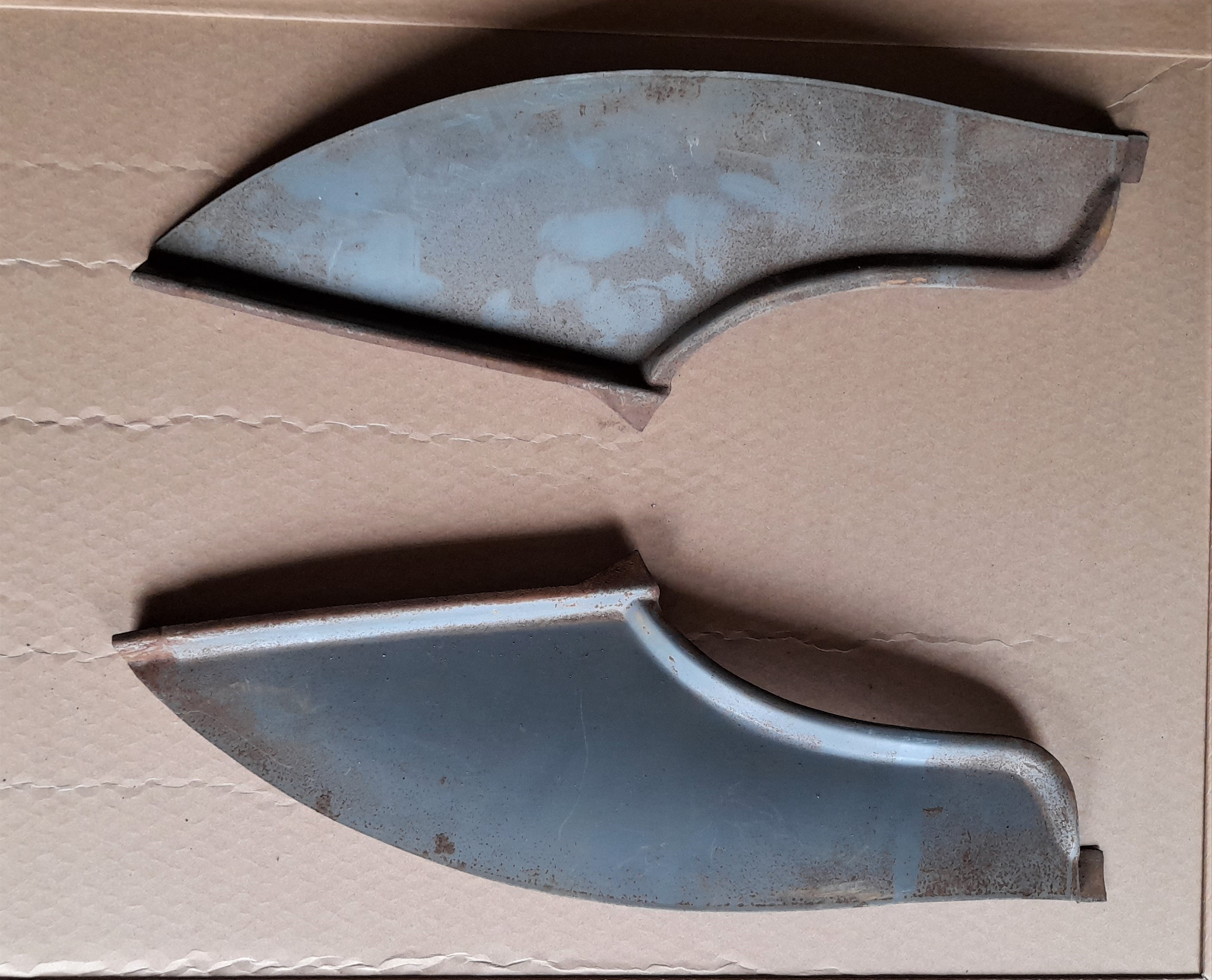 Mandolinenbleche Reparaturbleche Bleche Karosserie  rechts + links Wartburg 311 312