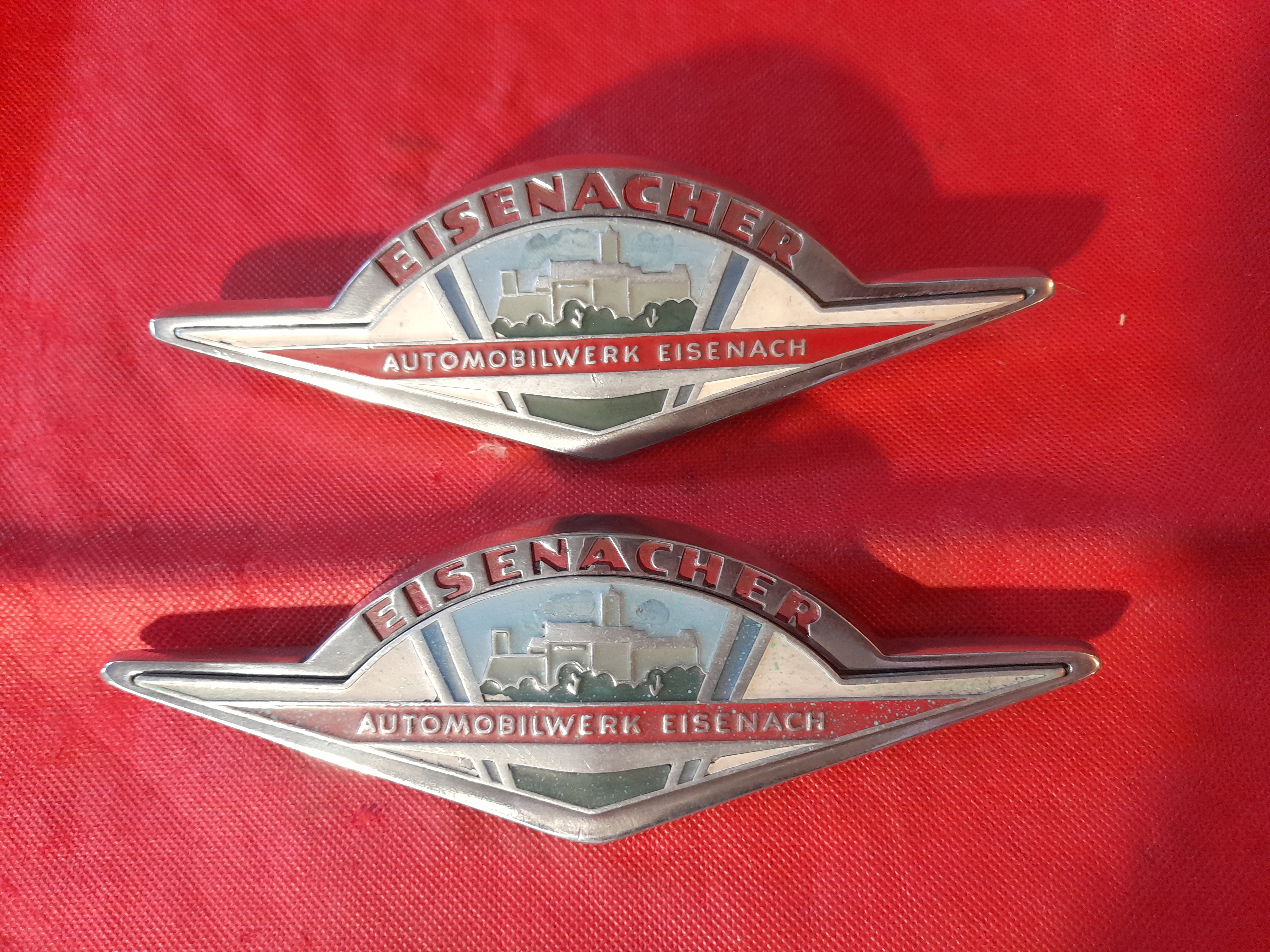 Set originale Embleme hohe Ausführung Wartburg 311 313