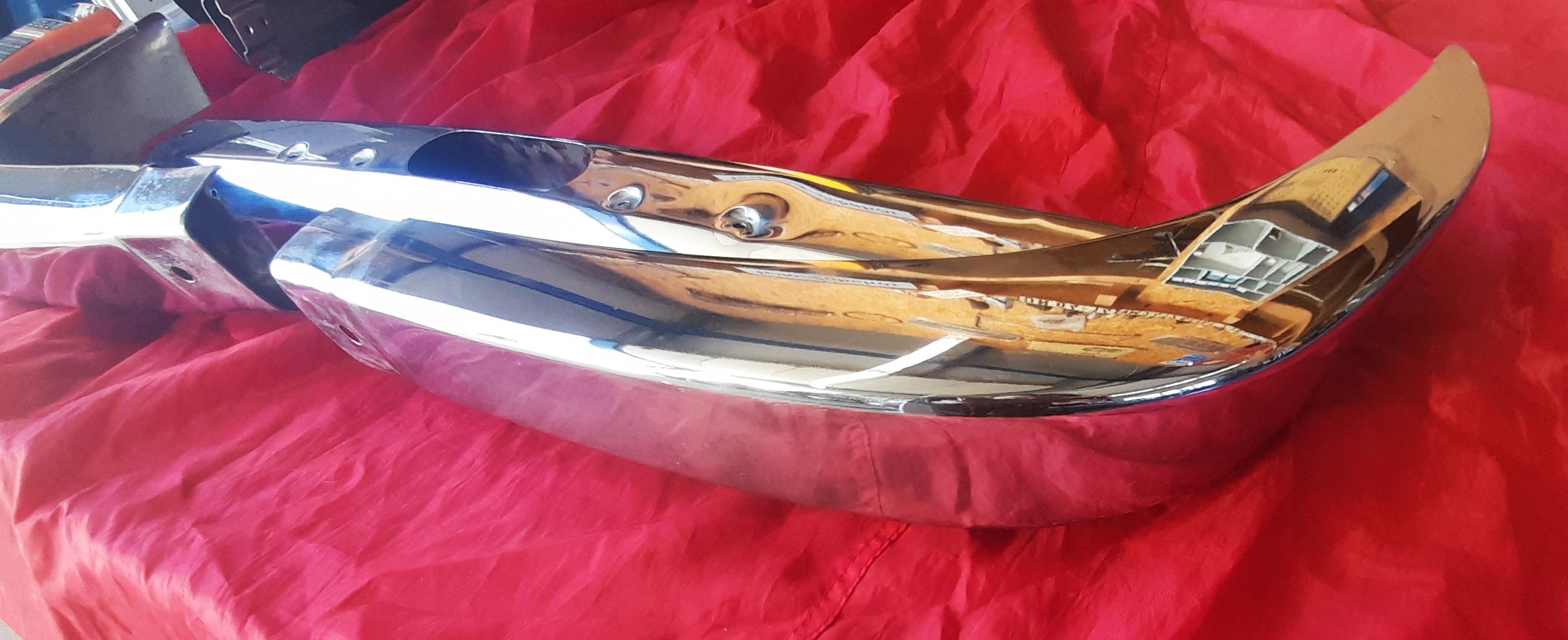 Stoßstange vorn 3 Teile Chrom Wartburg 353