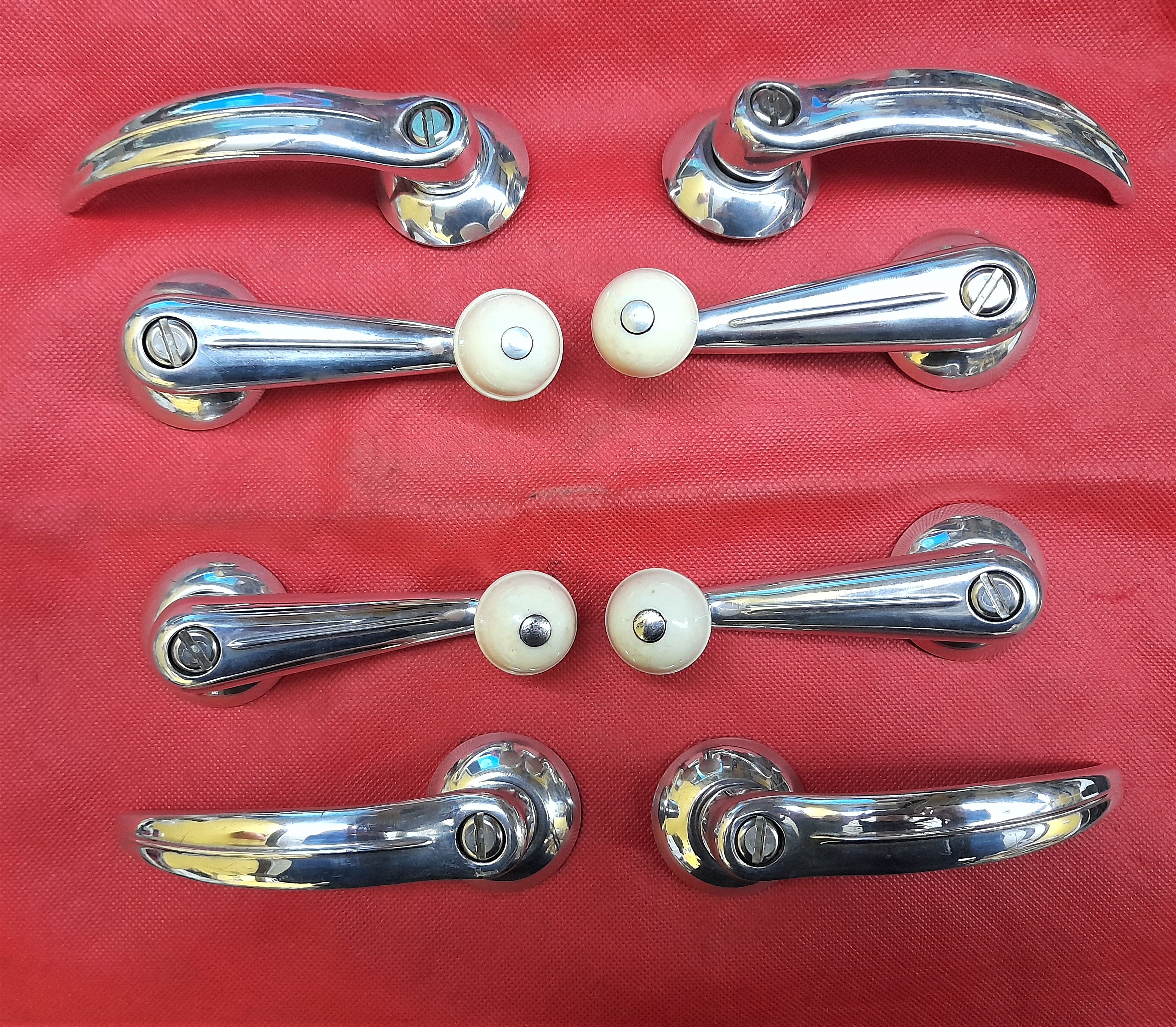 Set Türgriff Türöffner Fensterkurbel  innen Wartburg 311 312 Limousine