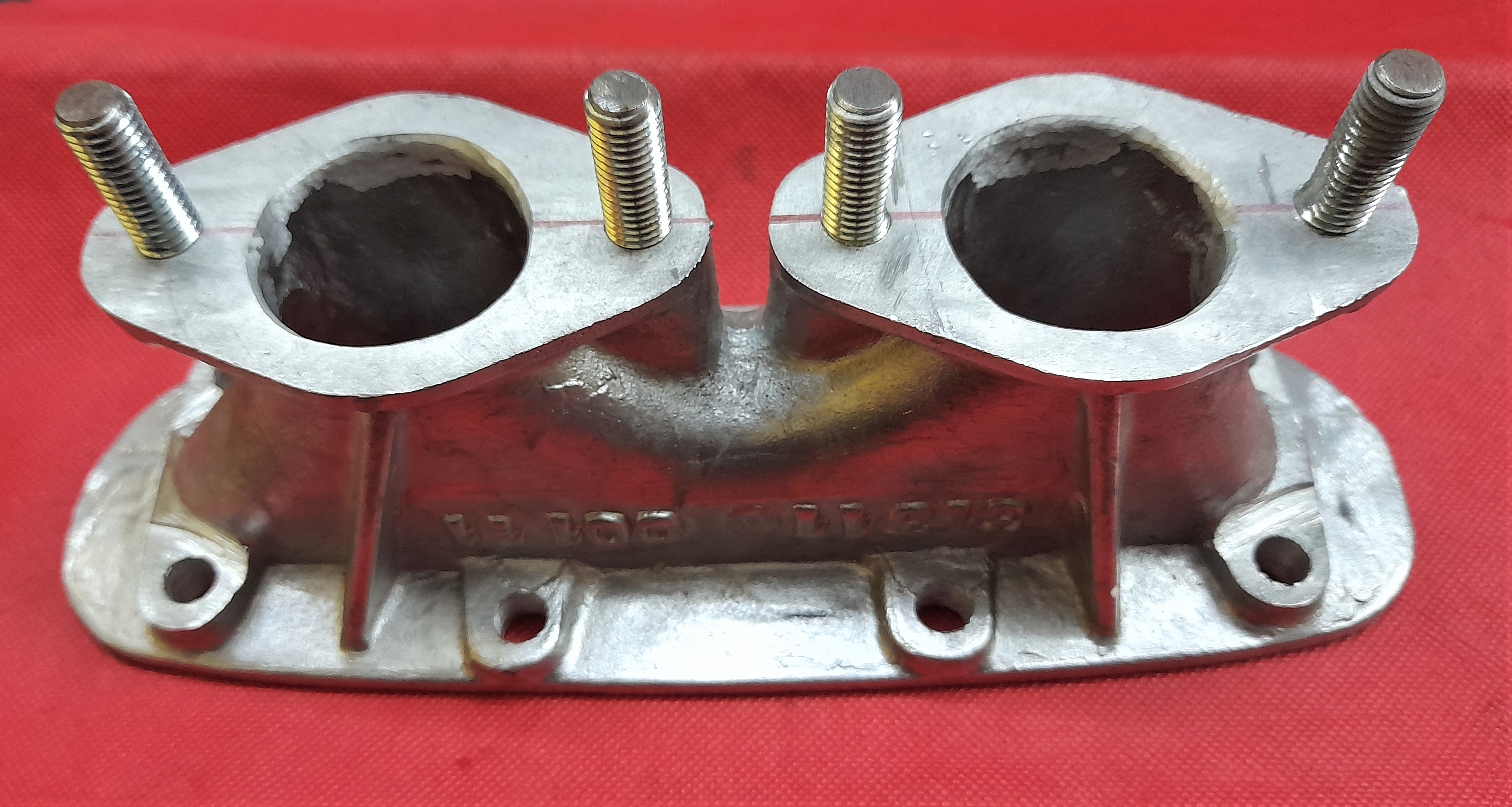 Ansaugbrücke für Doppelvergaser Wartburg 313 Sport