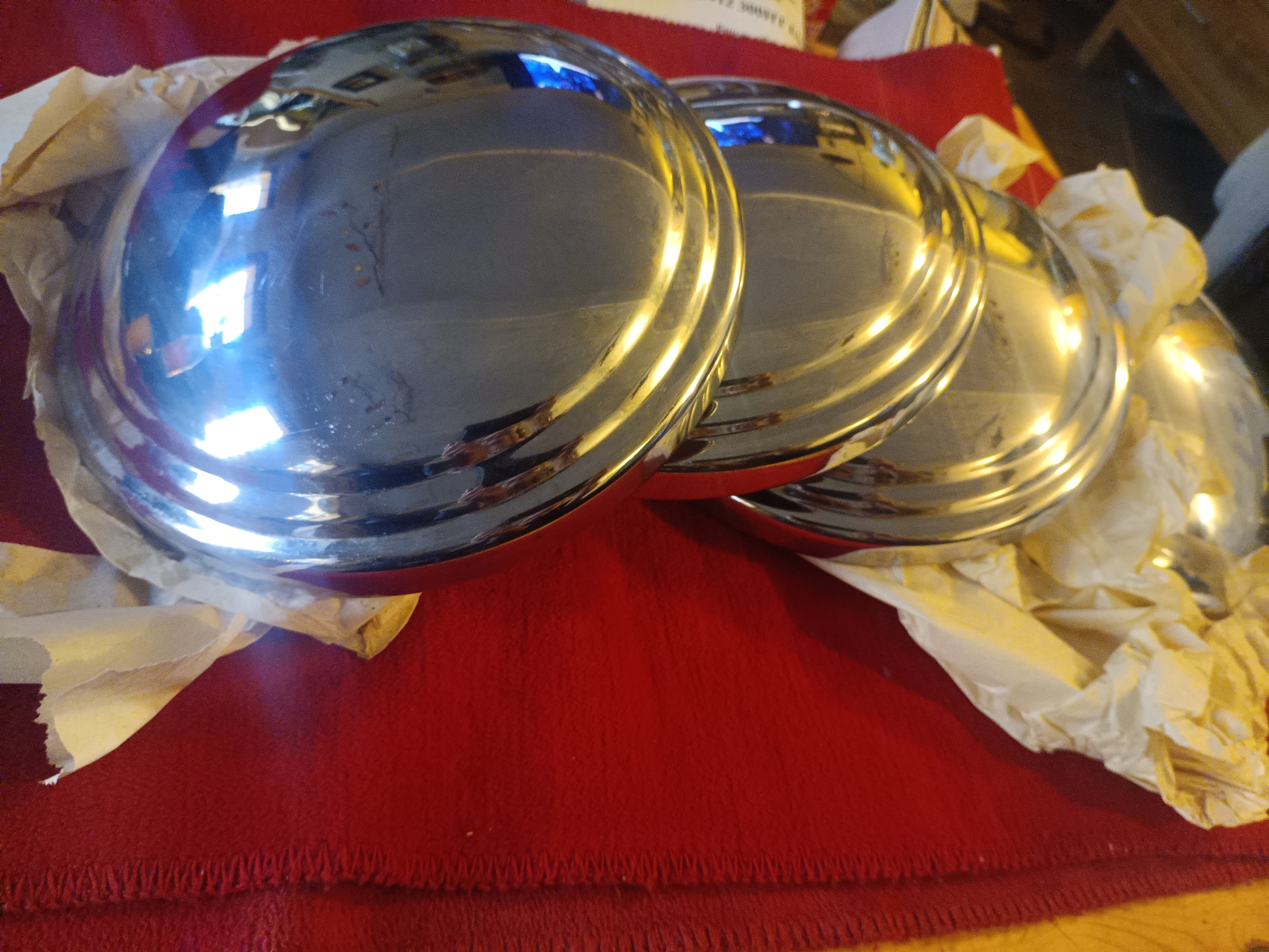 Radkappensatz Radkappen 15`` Wartburg  311 900 313 Sport IFA F9