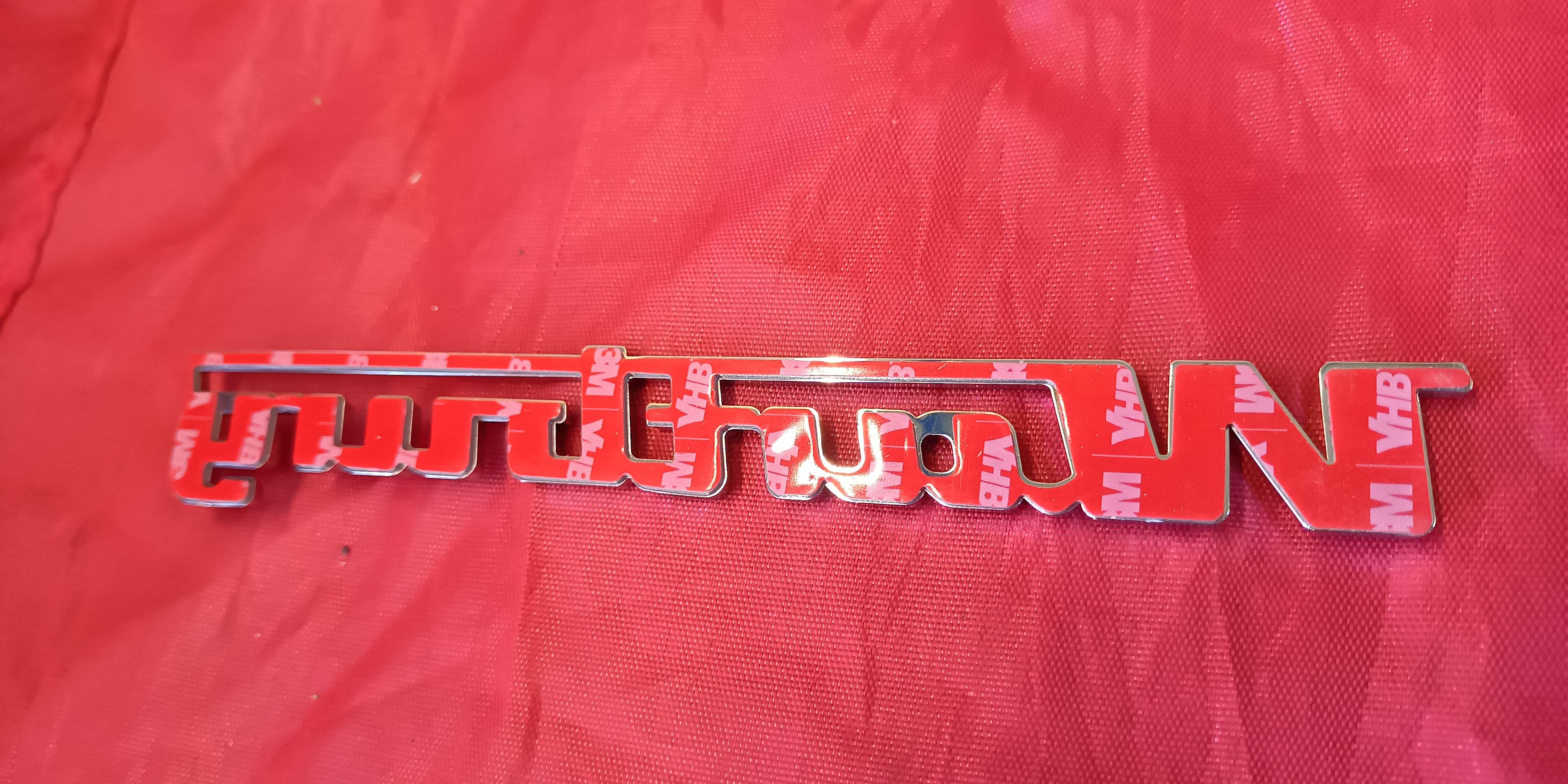 Schriftzug Emblem chrom Wartburg 353