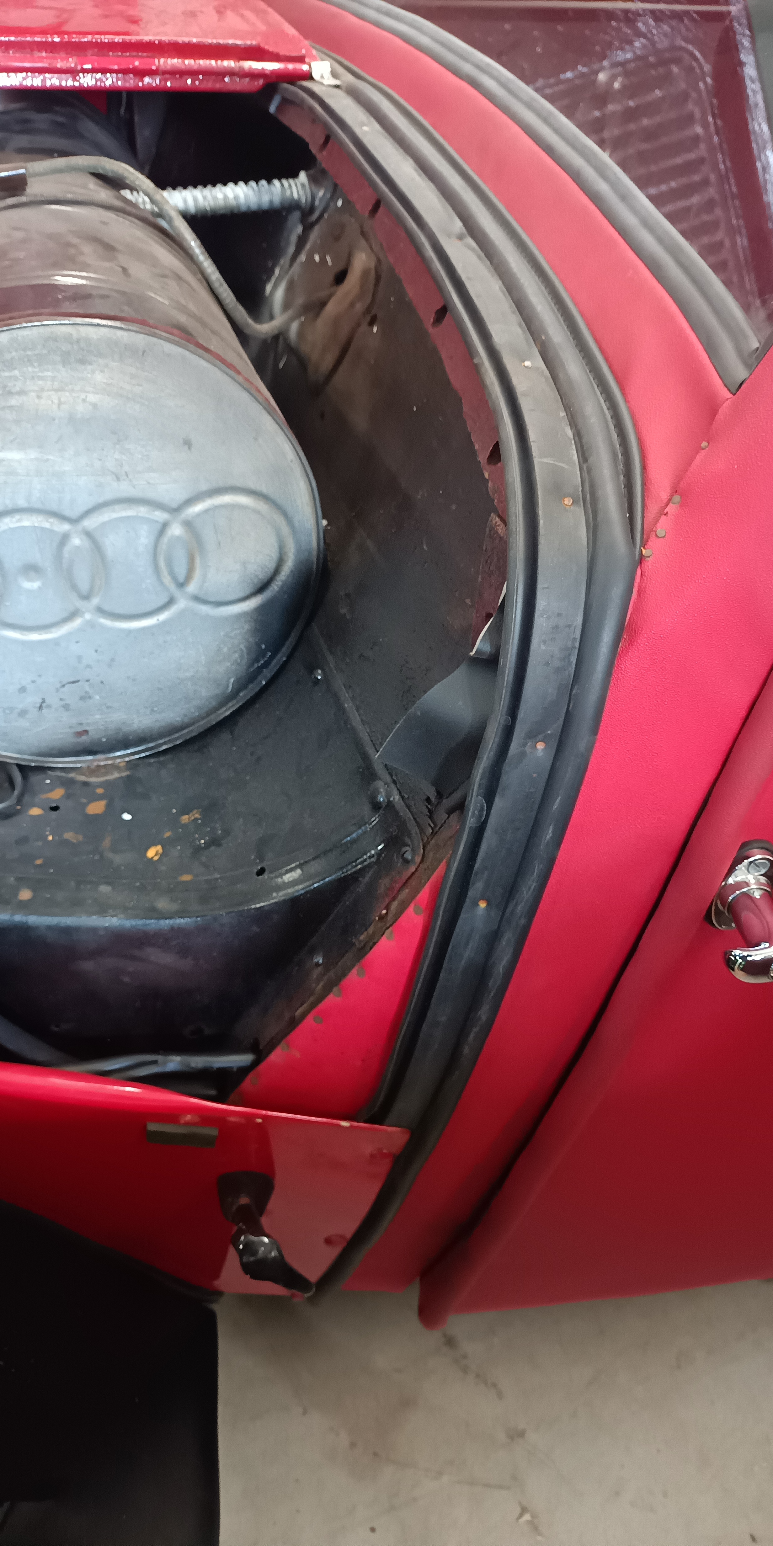 Haubenauflageband, Auflage Gummi Motorhaube IFA DKW F7 F8