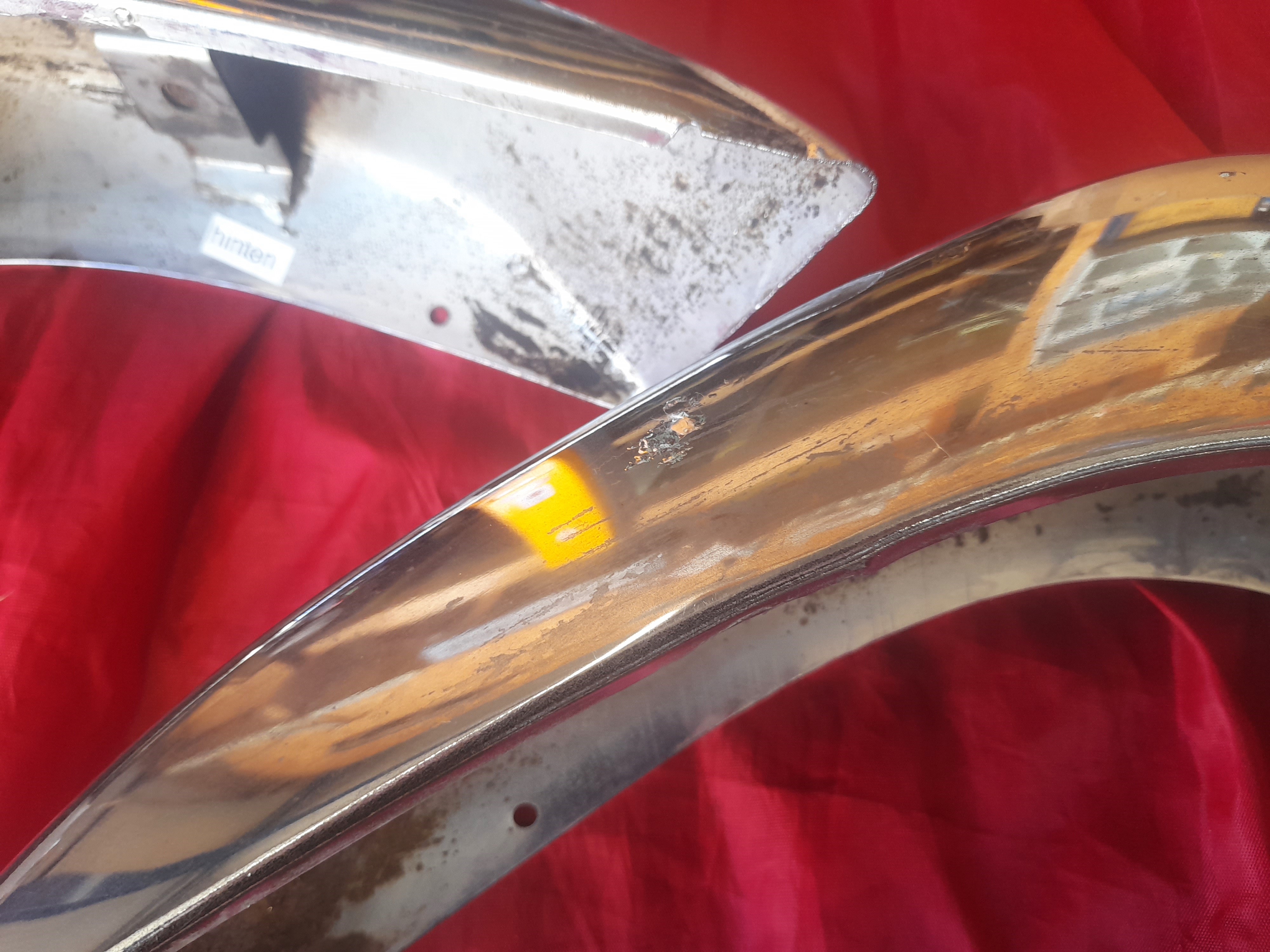 Stoßstange hinten 3 Teile Chrom Wartburg 353