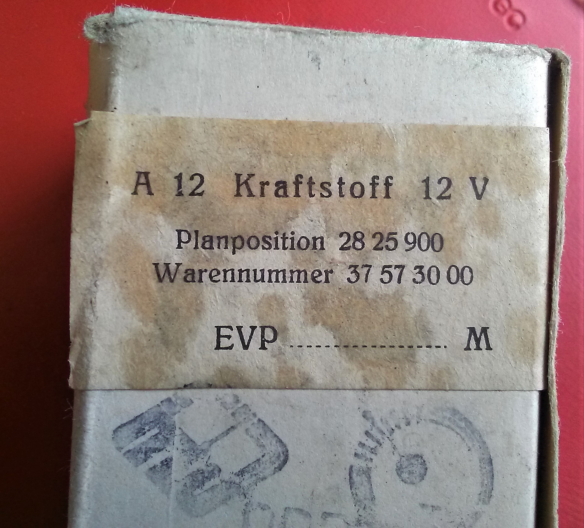Kraftstoffanzeige 12V Wartburg 353