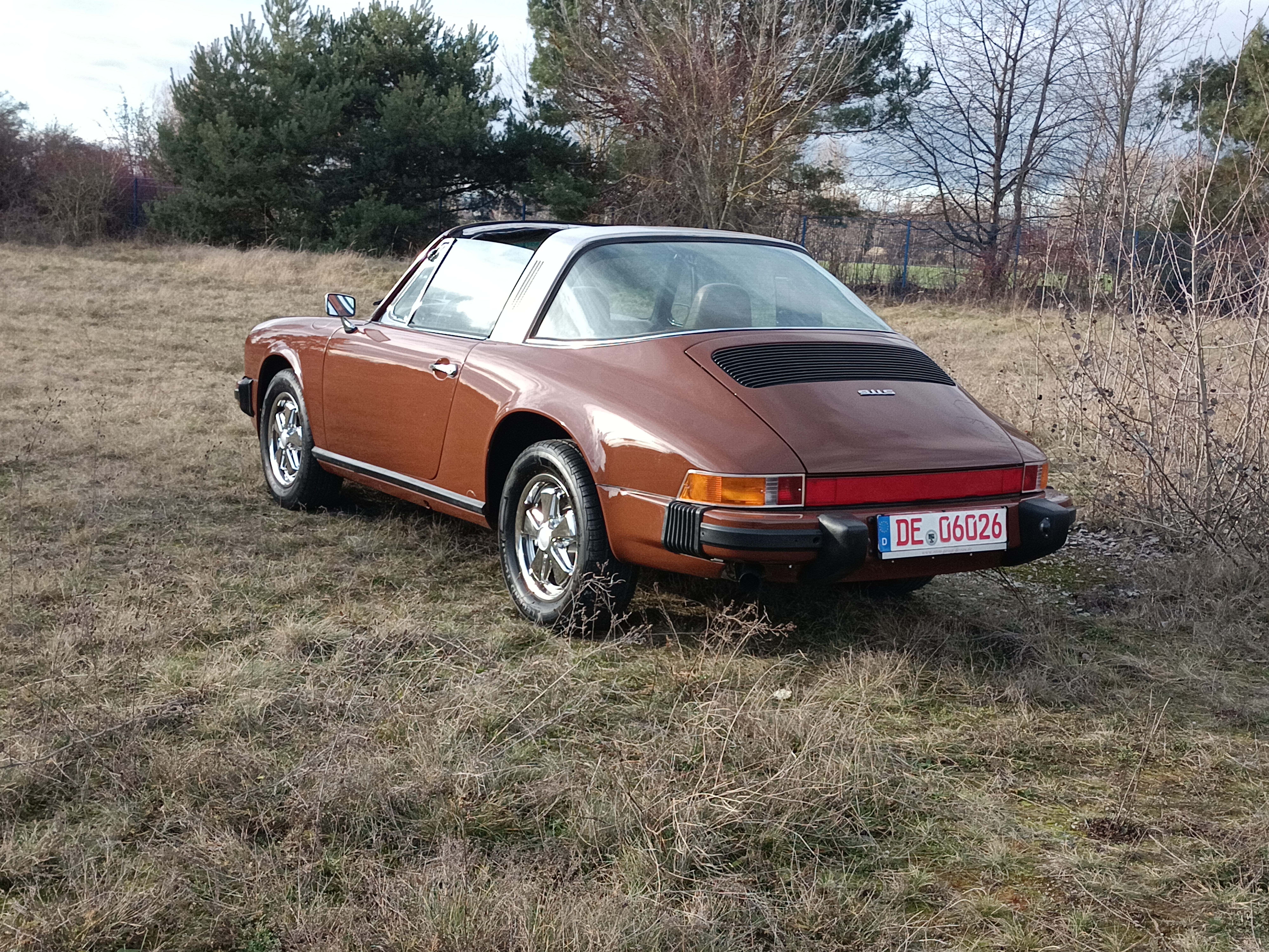 Porsche 911 Targa Bj. 1975 Chrommodell
