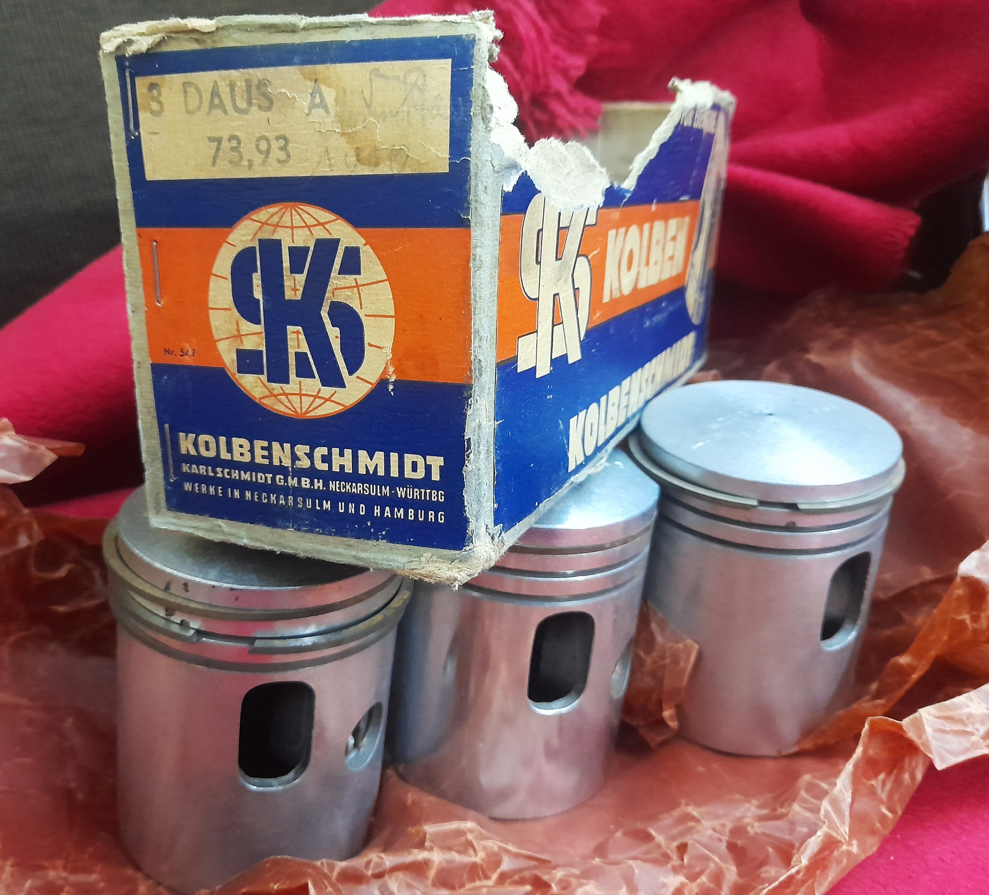 Kolben Kolbensatz Wartburg 311 312 313 353 Barkas 73,93