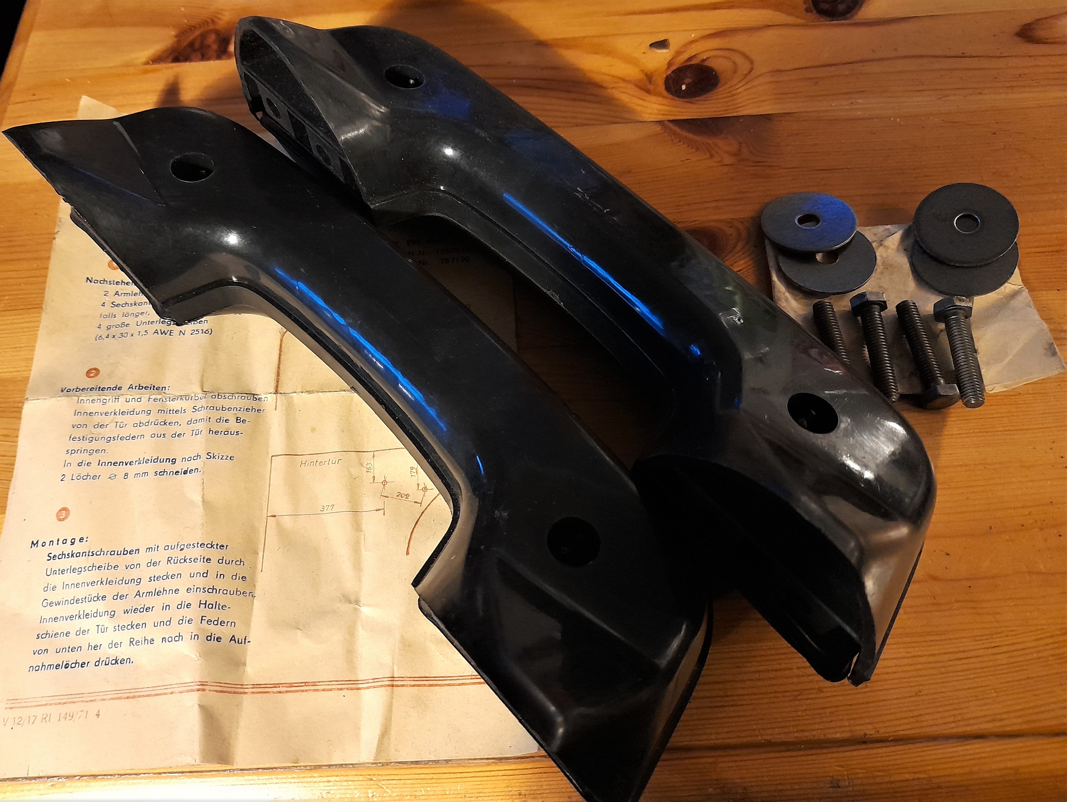 Armlehnen Türinnengriffe Wartburg Trabant