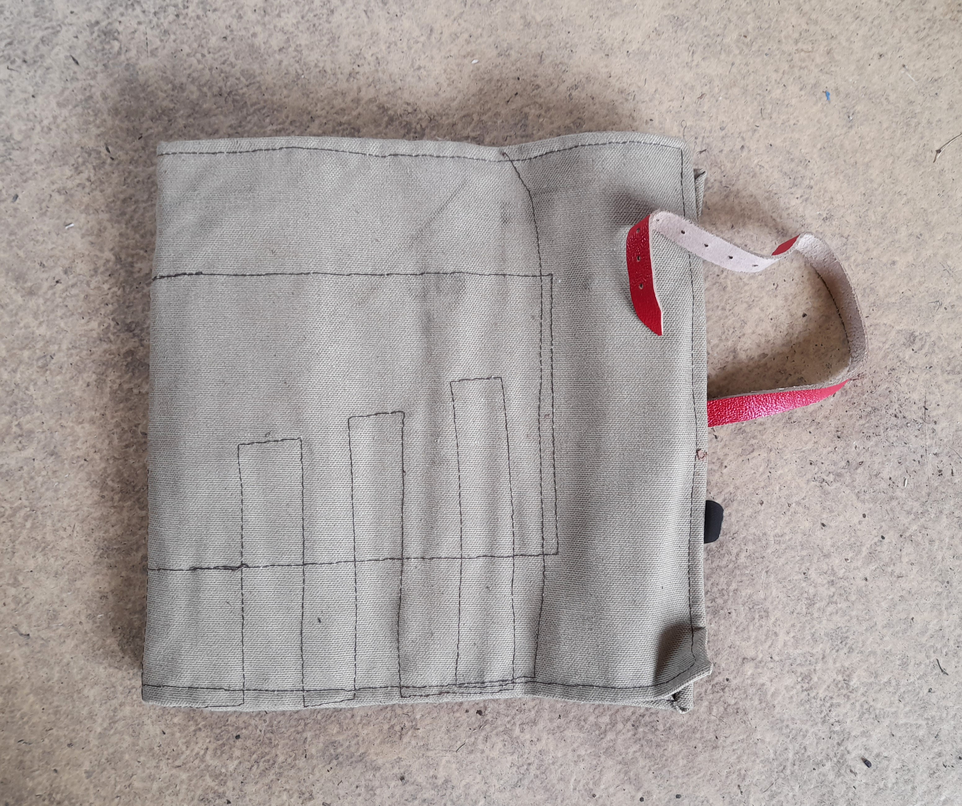 DDR Werkzeugtasche Werkzeugwickel Rolltasche Wartburg Barkas Trabant IFA Universal Oldtimer