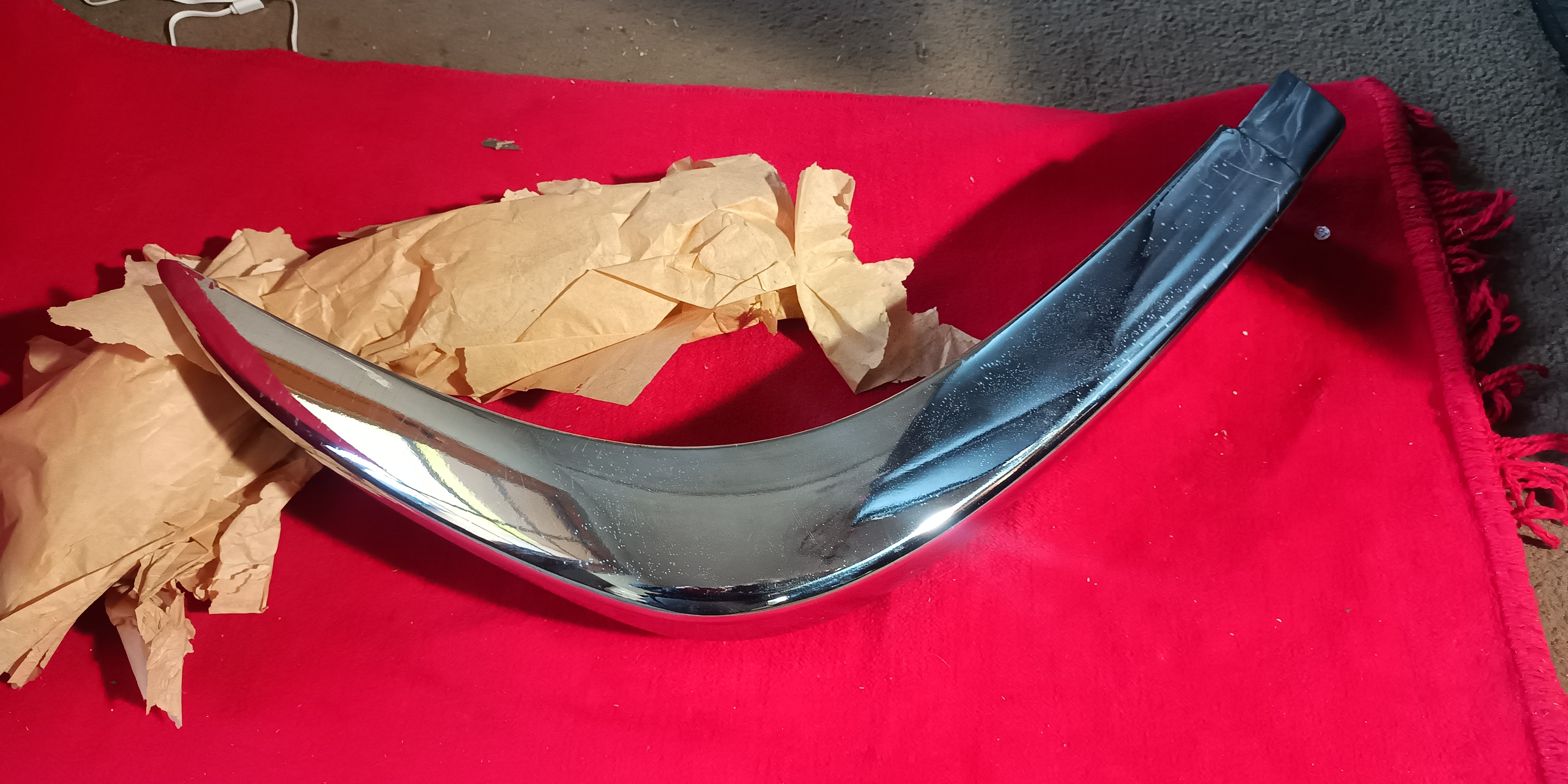 Stoßstange vorn rechts oder hinten links chrom Wartburg 353