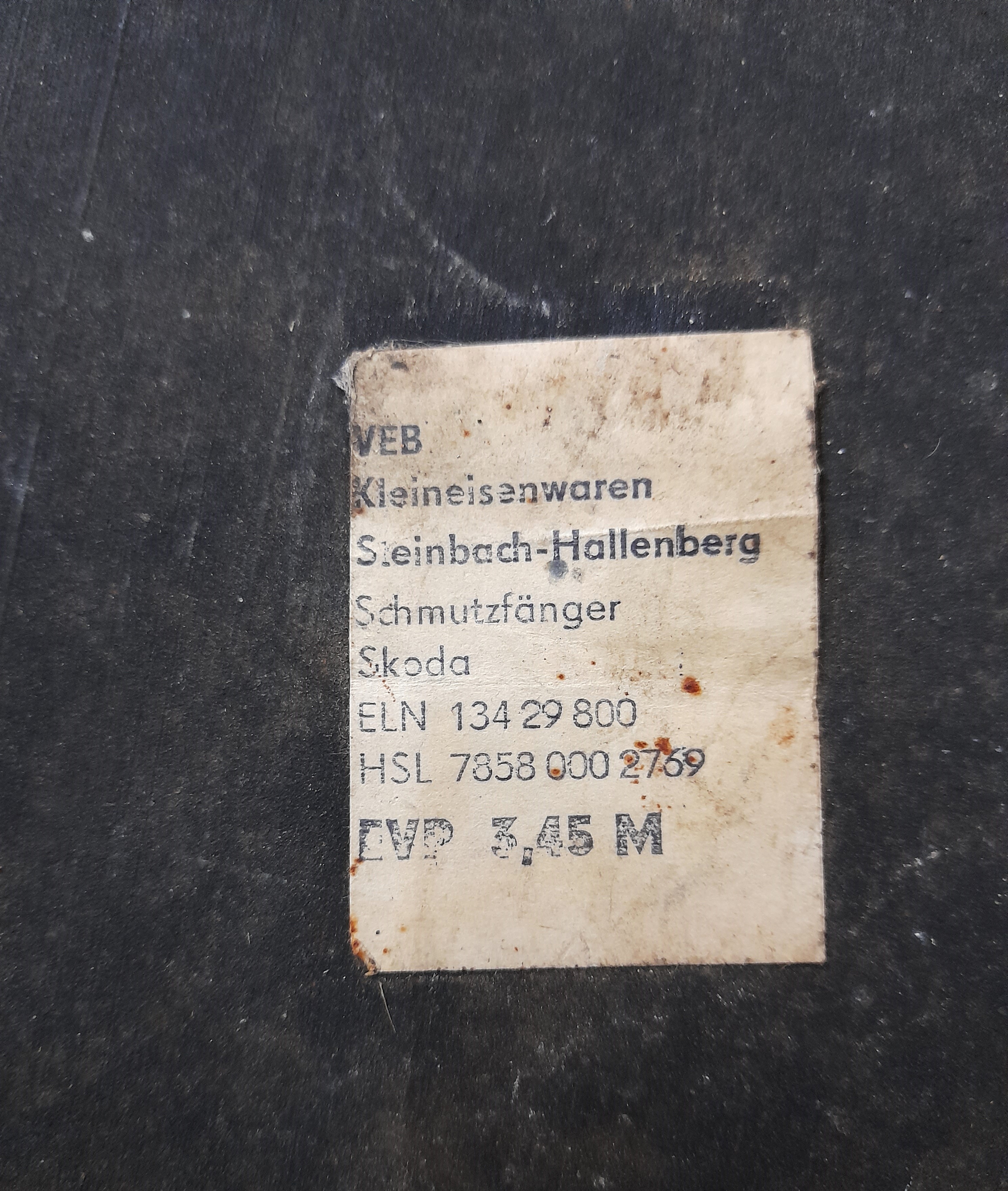 Schmutzfänger, Spritzlappen Skoda