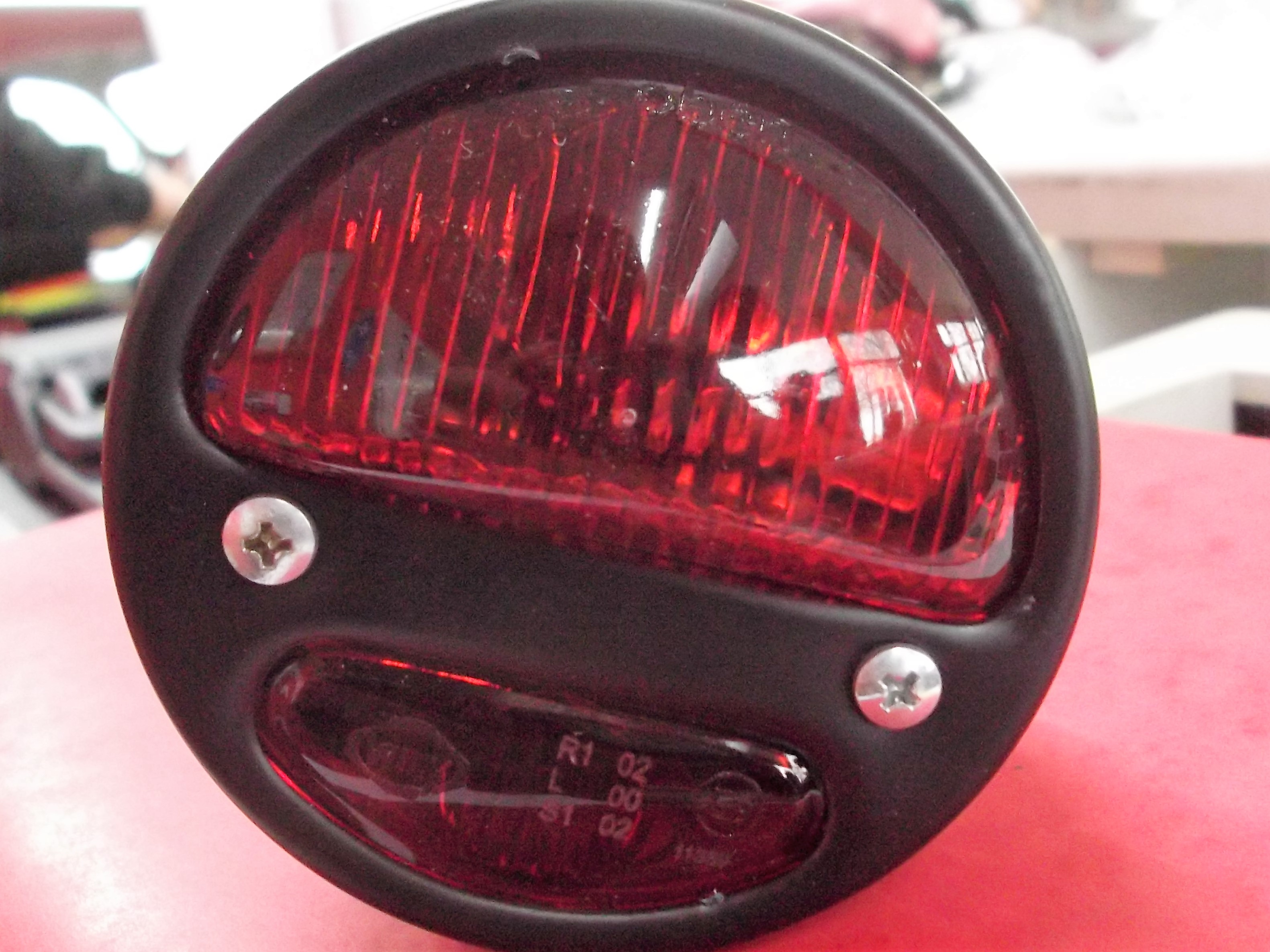 Rücklicht Rückleuchte Schwarz 3 Funktionen DKW IFA Vorkrieg Oldtimer Universal