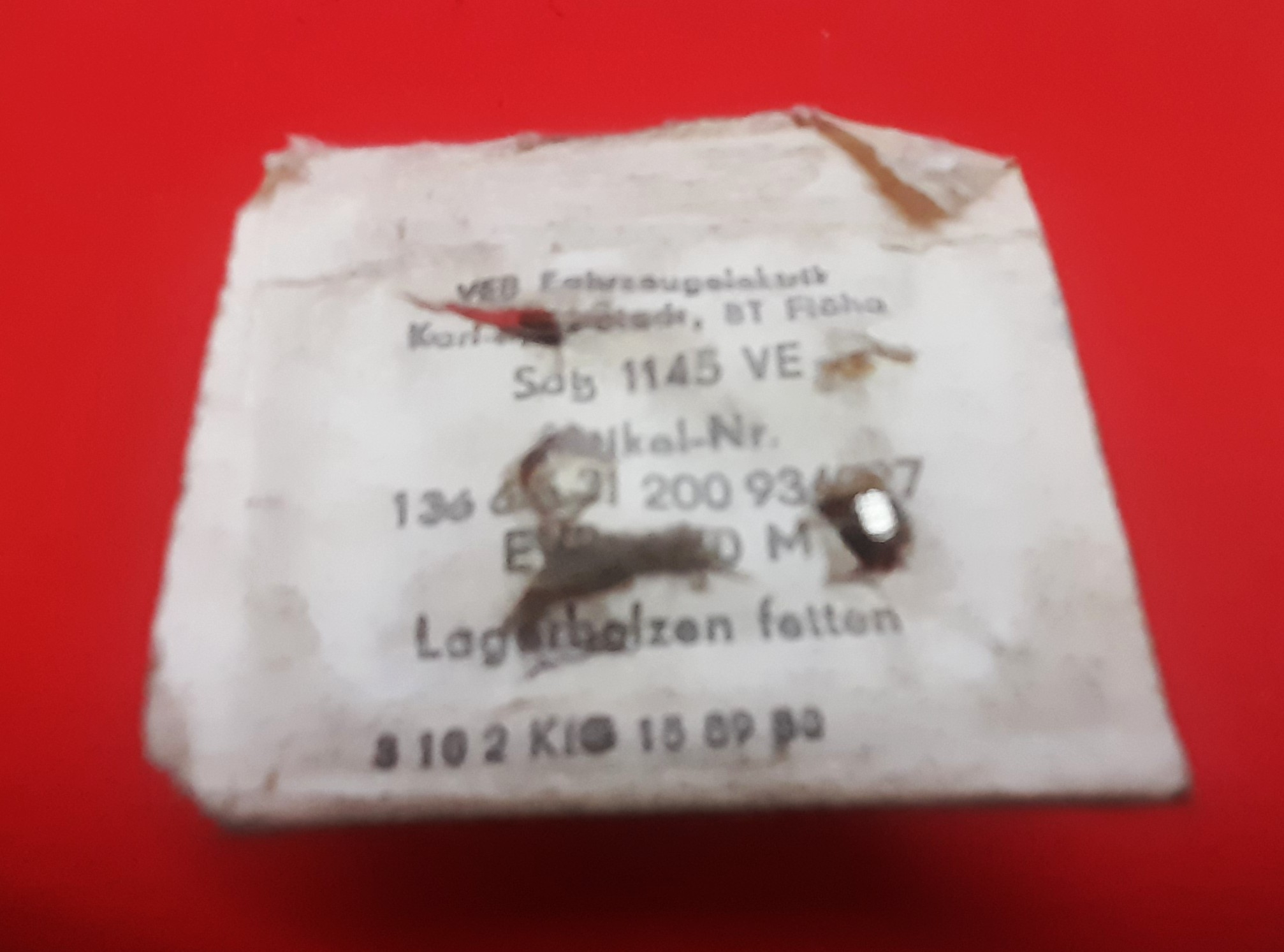 Unterbrecherkontakt mit Filzläppchen Wartburg 311 312 353 Barkas IFA F9