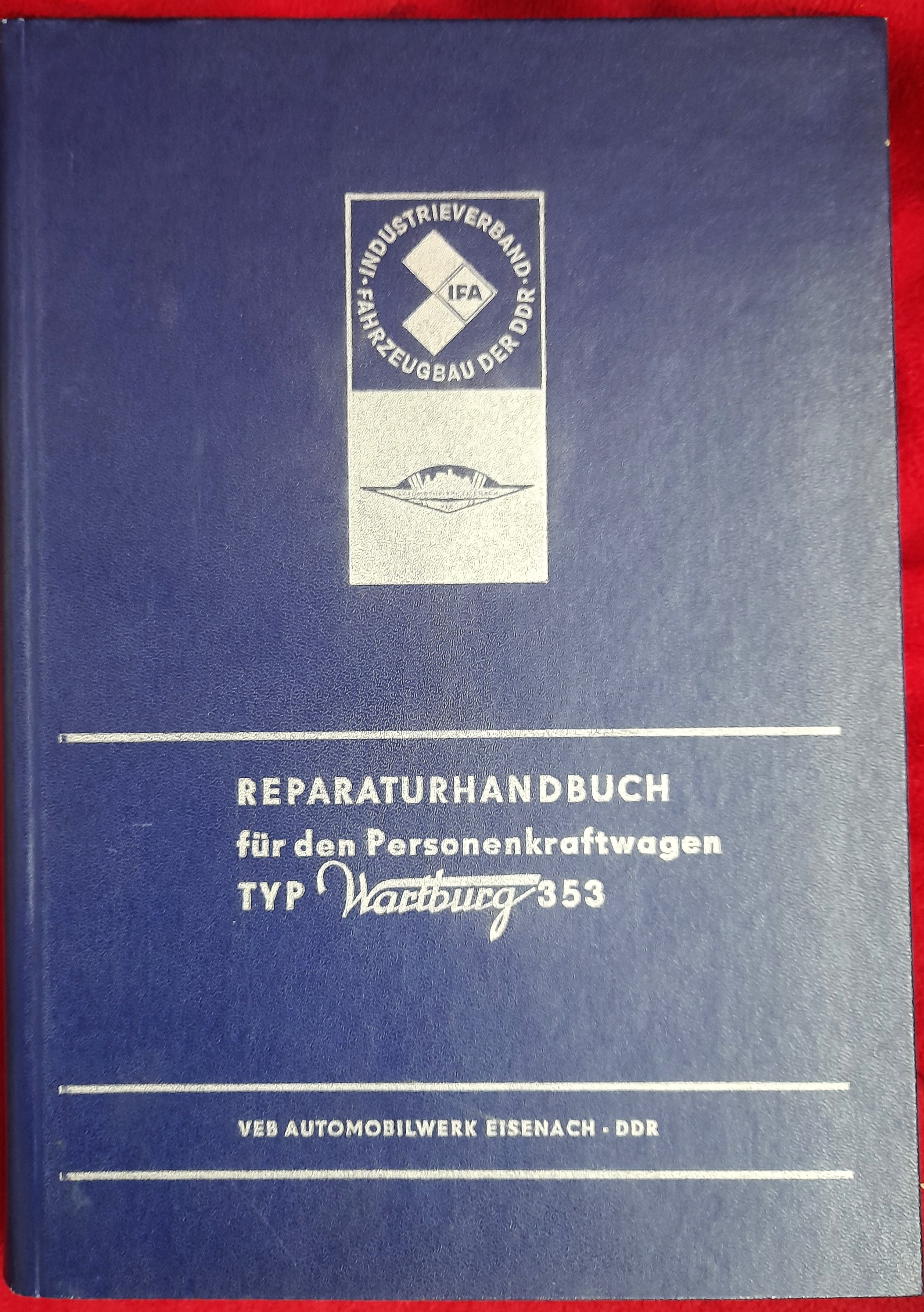Reparaturhandbuch Wartburg 353 1975 Buch Literatur