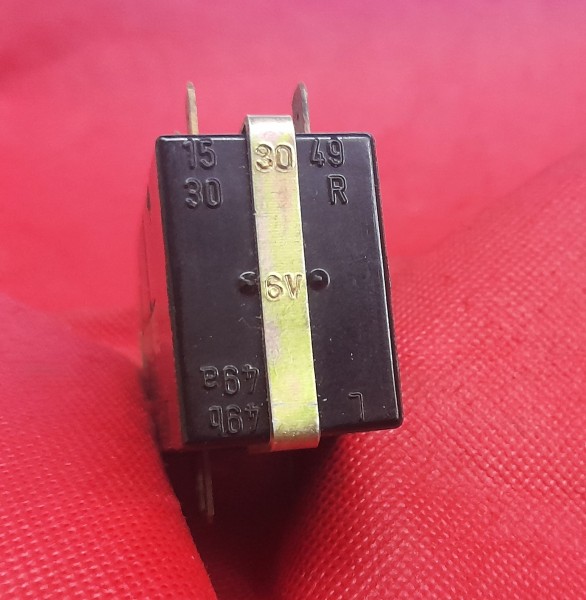 Warnblinkschalter Schubschalter 6V