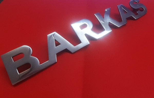 ALU Schriftzug Emblem "Barkas" Barkas B1000
