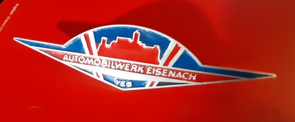 Emblem bunt flach Wartburg 311 312 313 353 Oldtimer