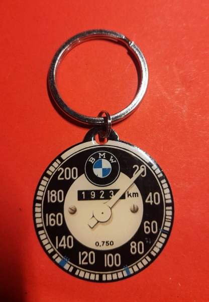 Schlüsselanhänger rund BMW Tacho